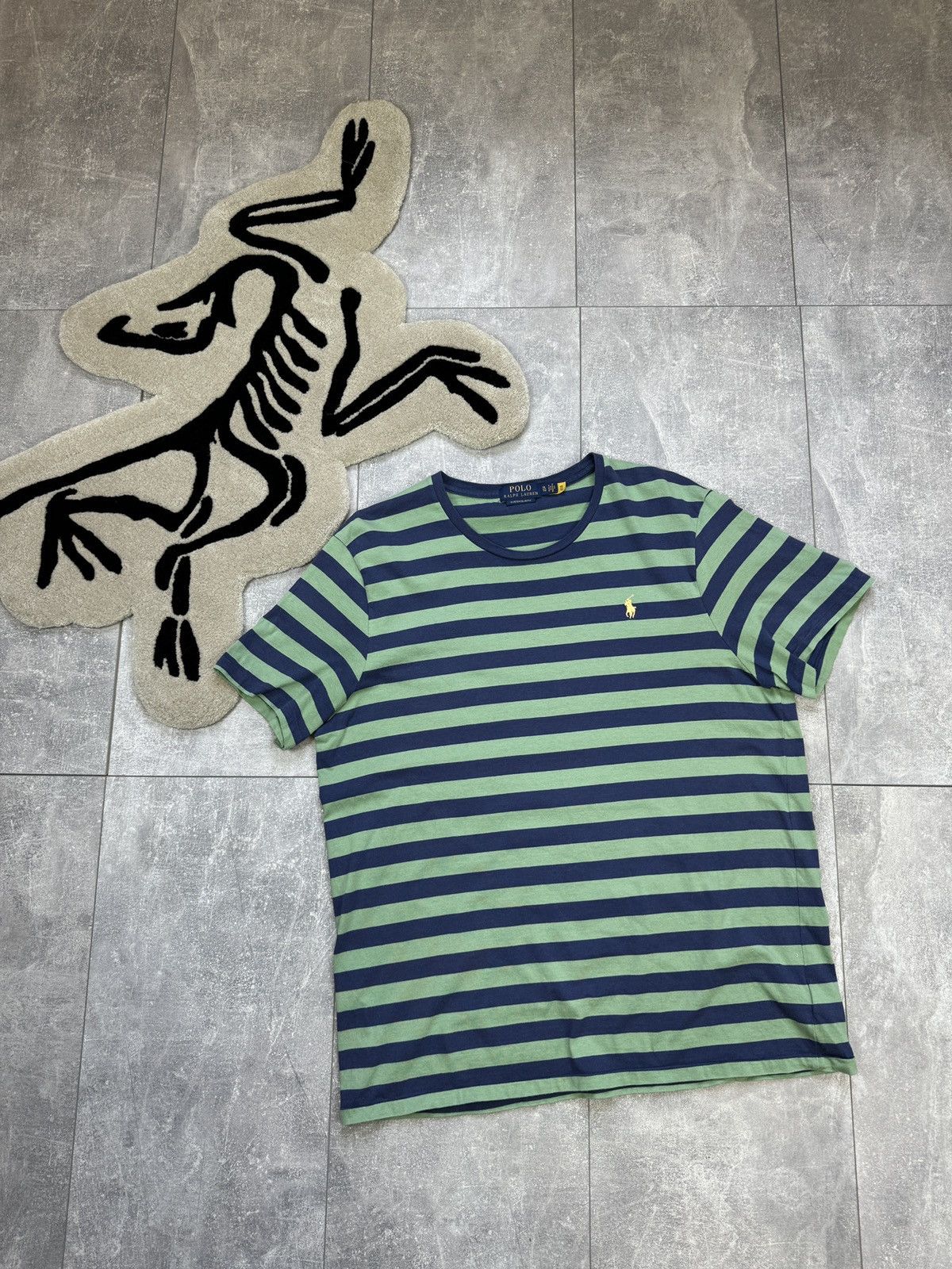 Polo Ralph Lauren × Vintage Mens Vintage Polo Ralph Lauren striped tee streetwear y2k Size US XL / EU 56 / 4 - 7 Thumbnail