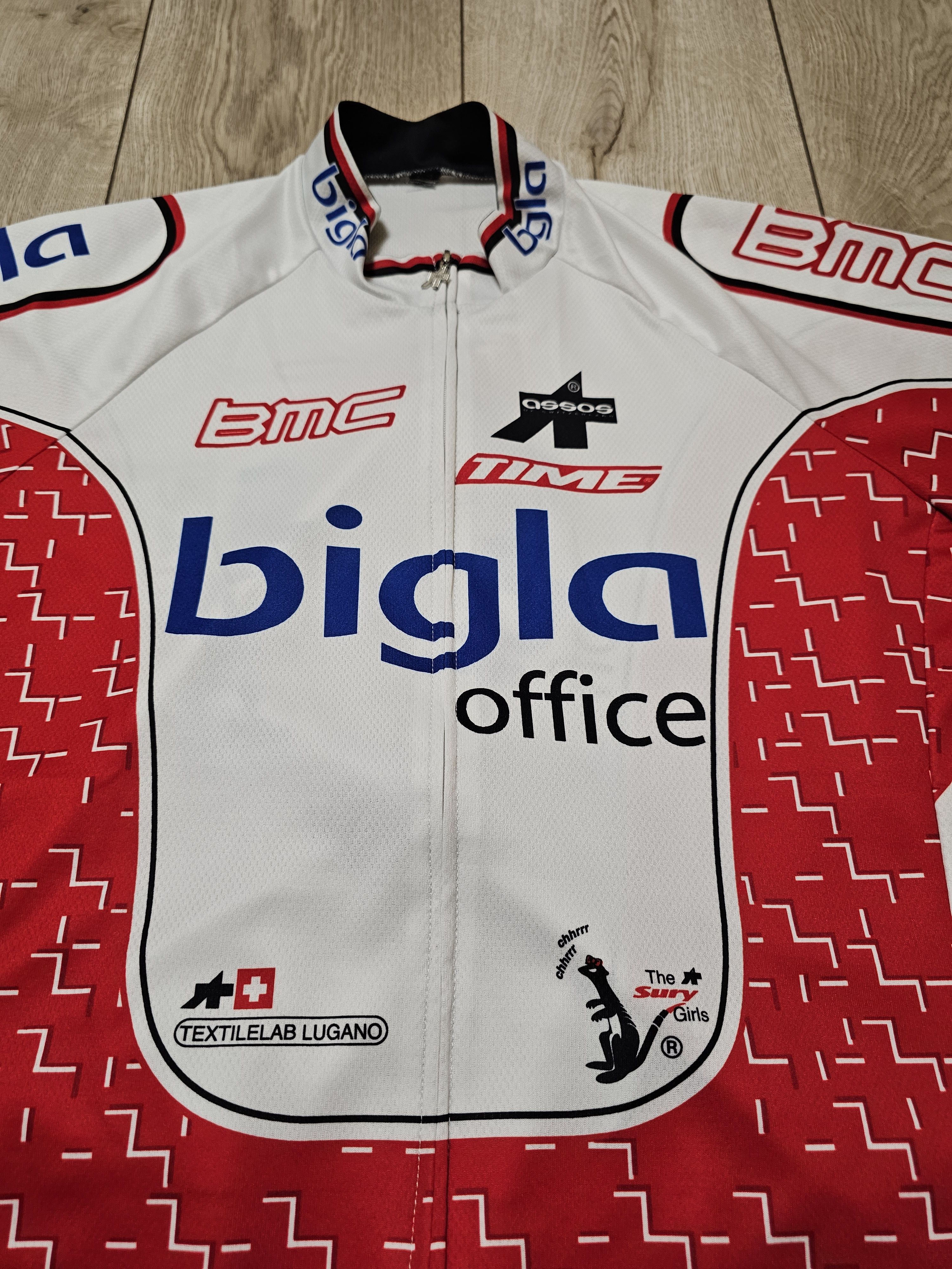 All Sport BIGLA PRO TEAM CYCLING JERSEY BMC VELO TEAM SHIRT Size US M / EU 48-50 / 2 - 3 Thumbnail