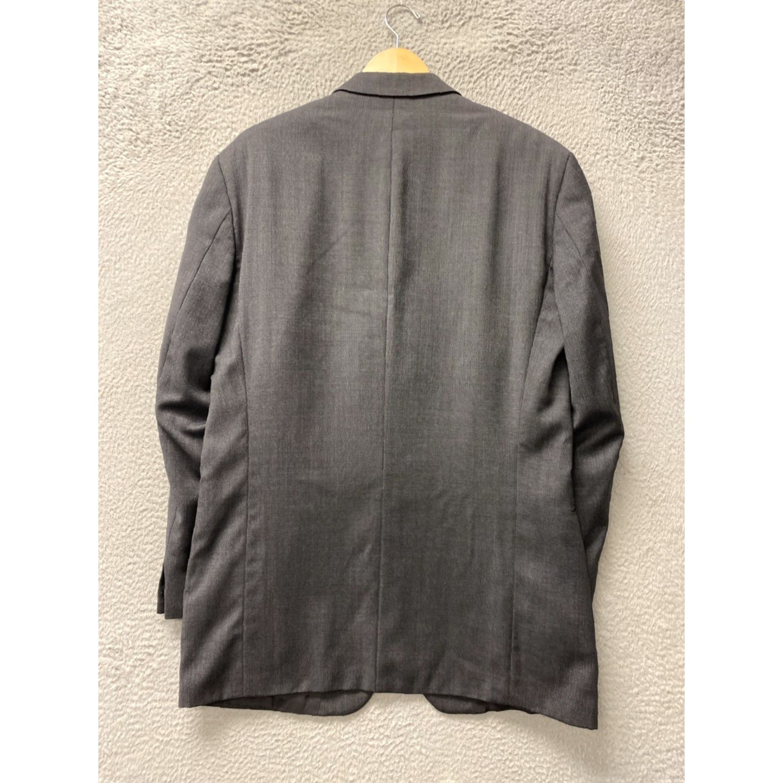 Hugo Boss VINTAGE HUGO BOSS Men’s Blazer Solid Gray 3-Button 42L Formal Casual Size 42R - 4 Thumbnail
