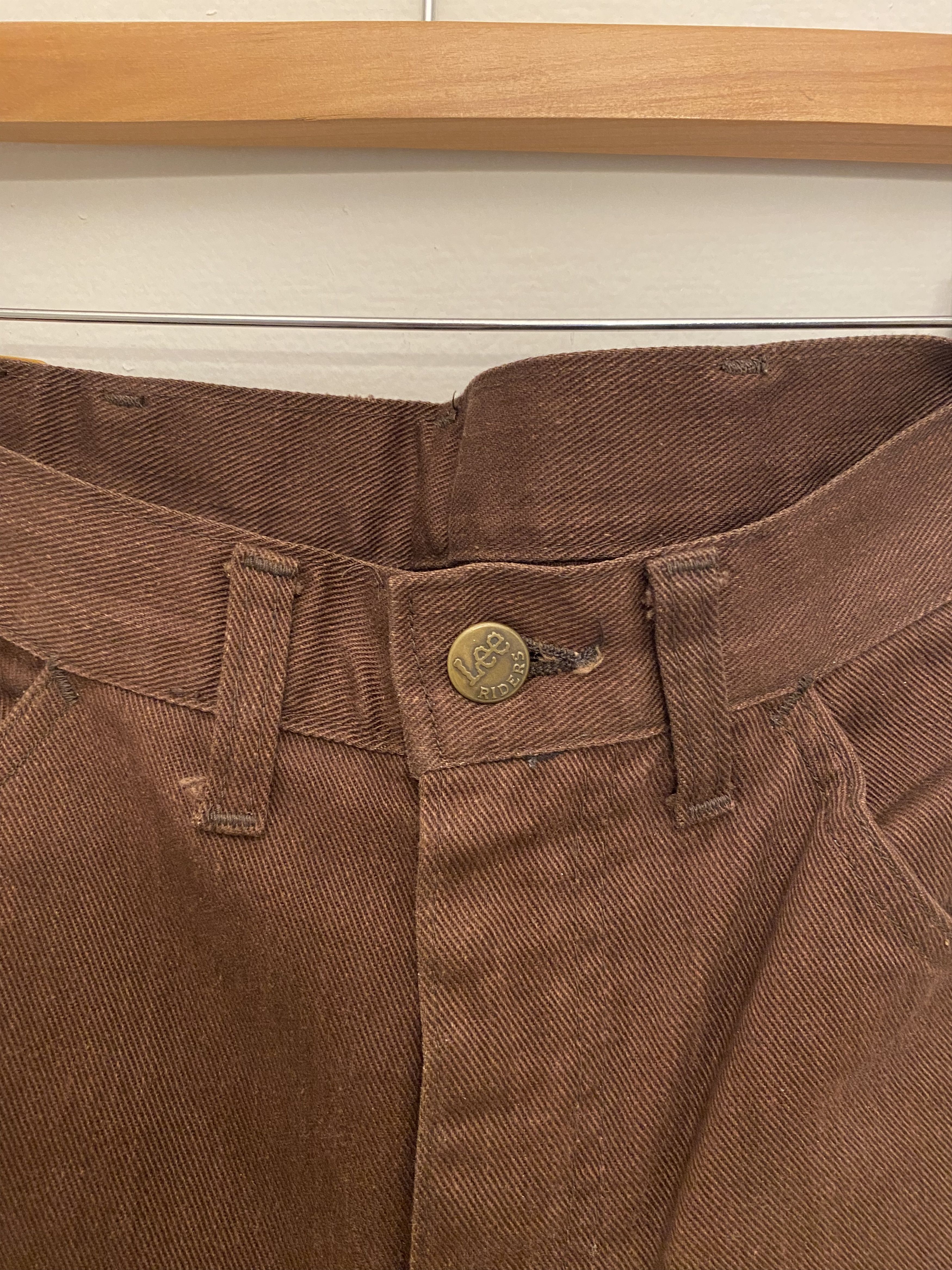 Lee Vintage Made in USA Lee Brown Flare Denim Bootcut Jeans Size US 28 / EU 44 - 2 Thumbnail