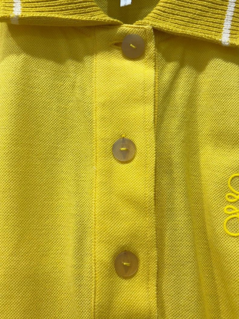 Loewe LOEWE Yellow polo shirt hoodie Size XXS / US 00 / IT 34 - 5 Thumbnail
