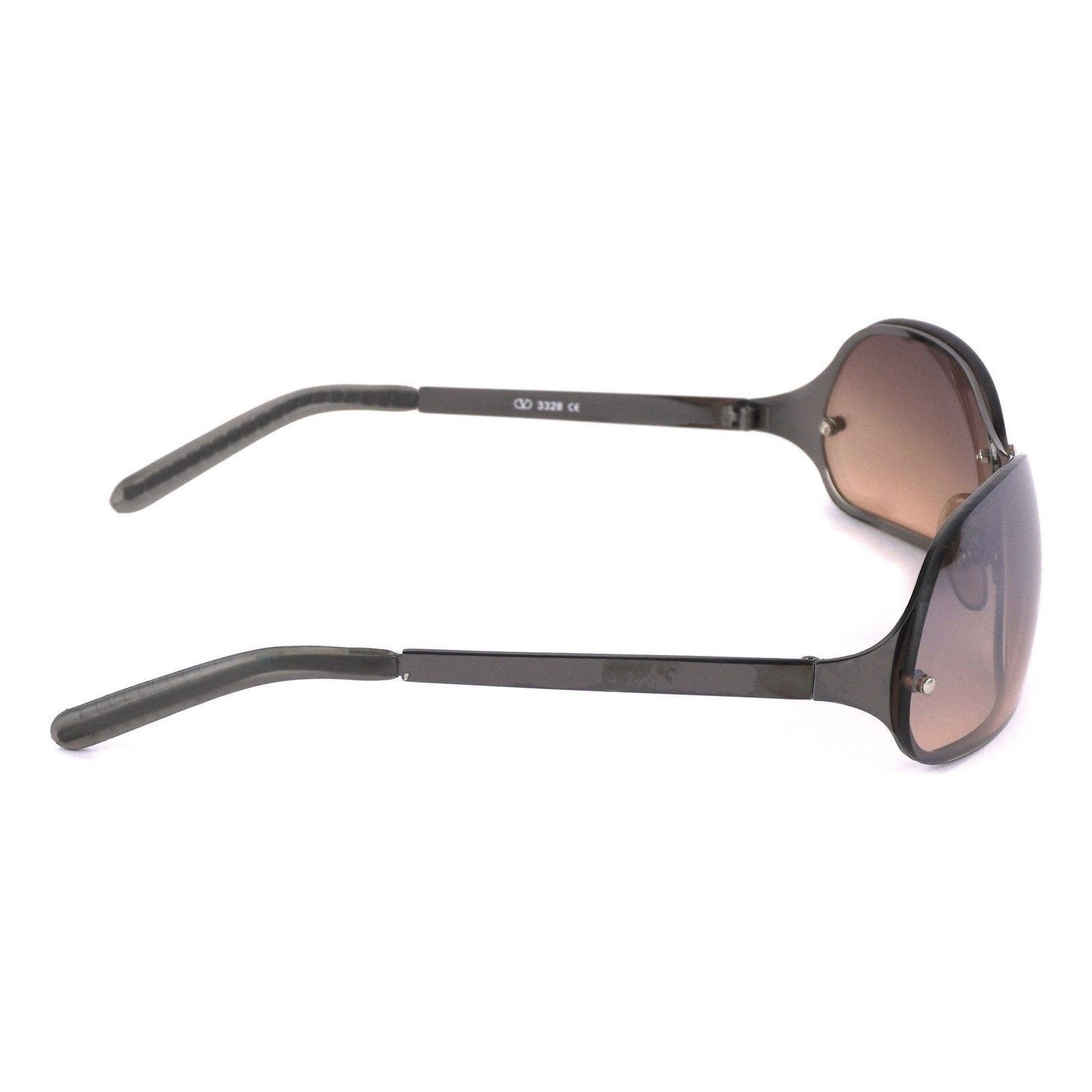 Valentino Vintage 90s Valentino 3328 Mirrored Lenses Silver Sunglasses Size ONE SIZE - 3 Thumbnail