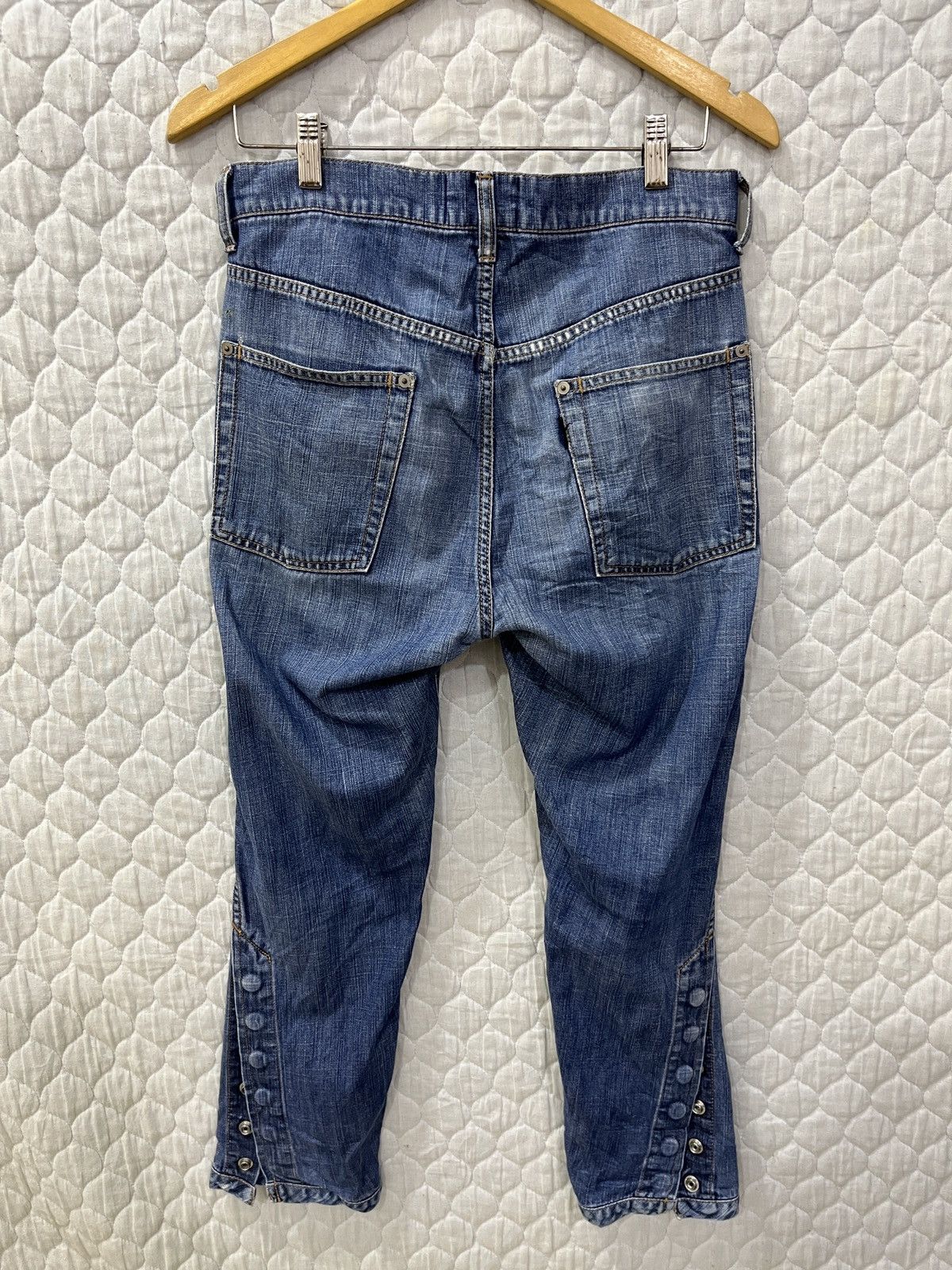 Issey Miyake 🔥🔥🔥HYPE ZUCCA DENIM Size 30" / US 8 / IT 44 - 3 Thumbnail
