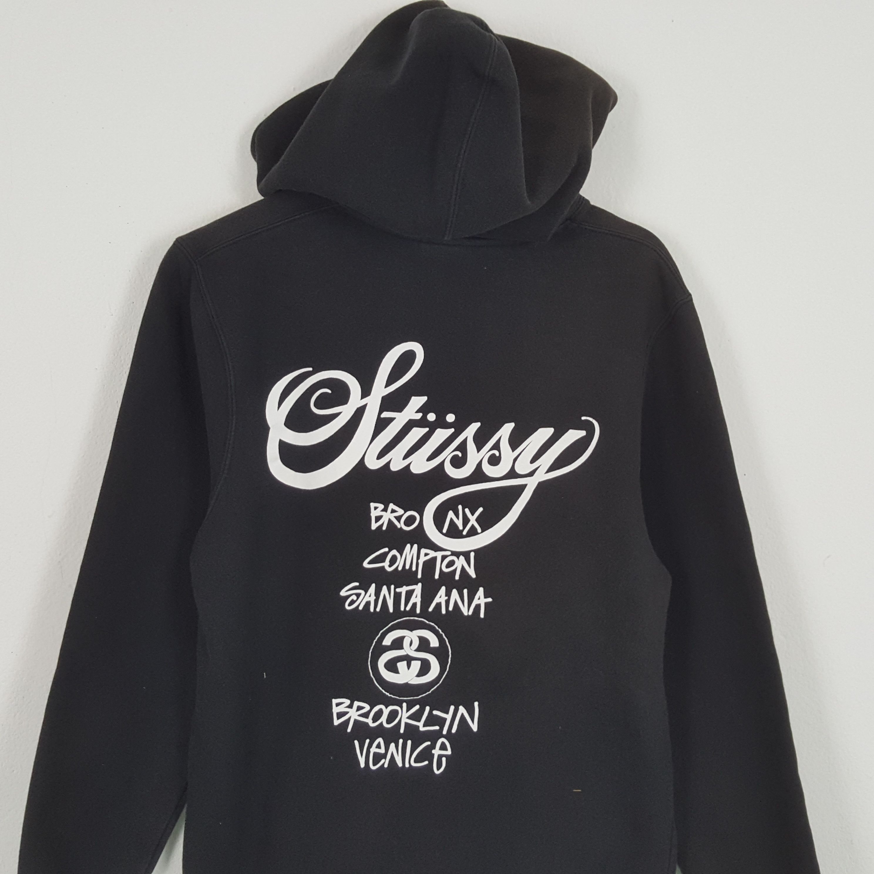 Stussy × Vintage Vintage STUSSY Streetwear Skateboard Style Hoodies Size US S / EU 44-46 / 1 - 2 Thumbnail