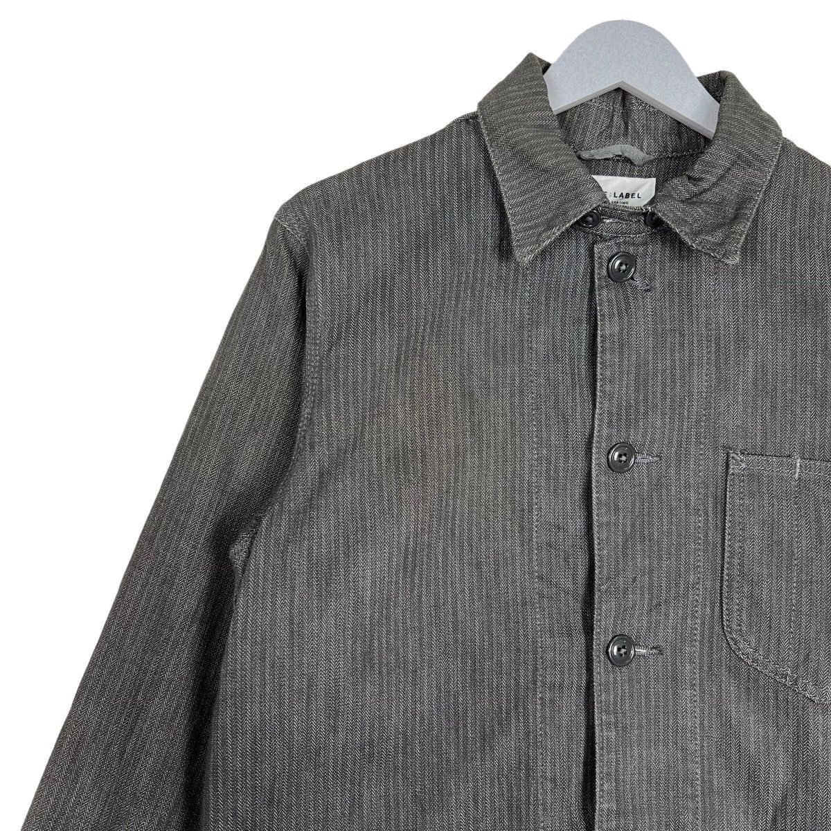 Issey Miyake 🔥 BLUE LABEL UNITED ARROWS HBT HIKORY STRIPE CHORE JACKET Size US M / EU 48-50 / 2 - 7 Thumbnail