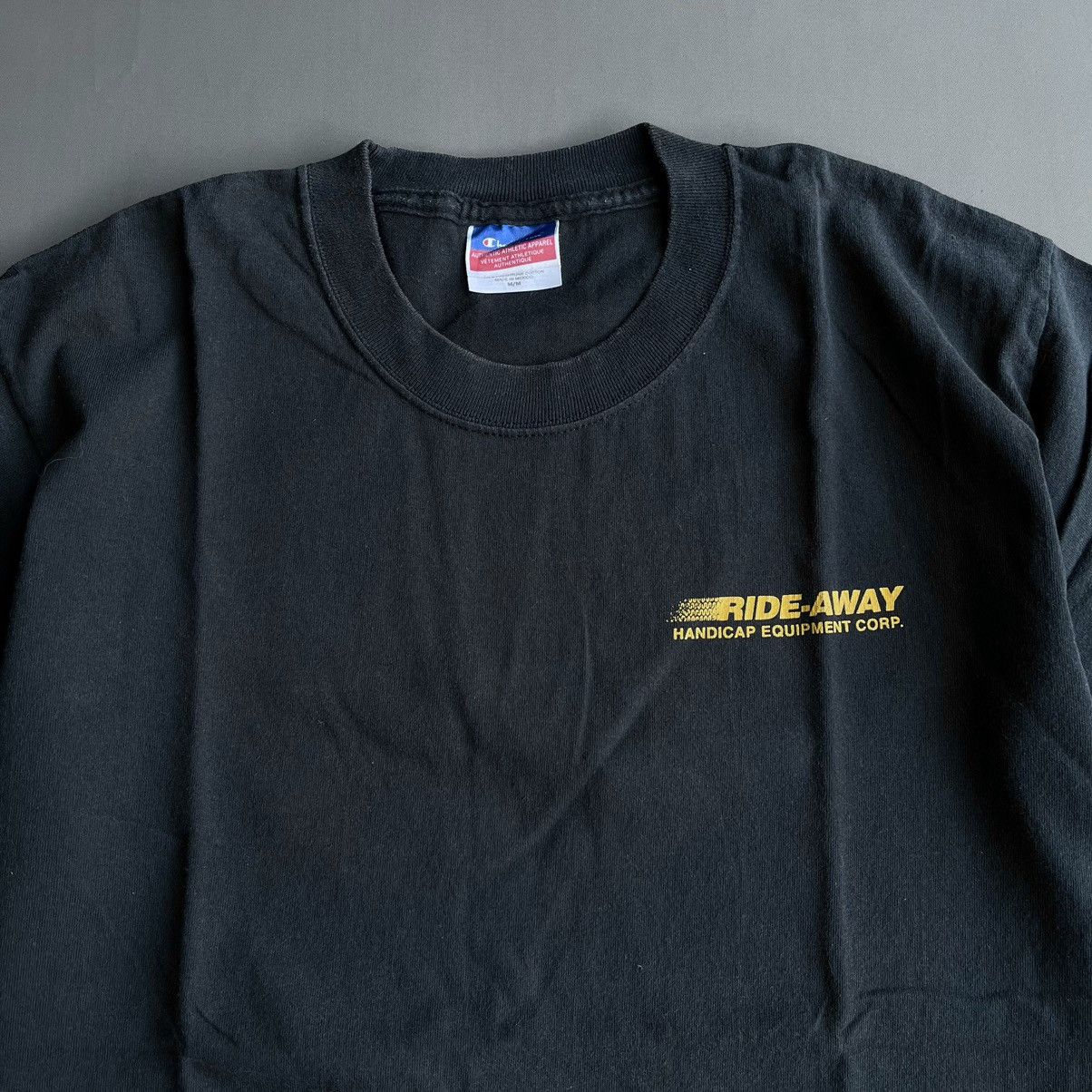 Champion × Vintage Streetwear ride-away black champion shirt Size US M / EU 48-50 / 2 - 3 Thumbnail