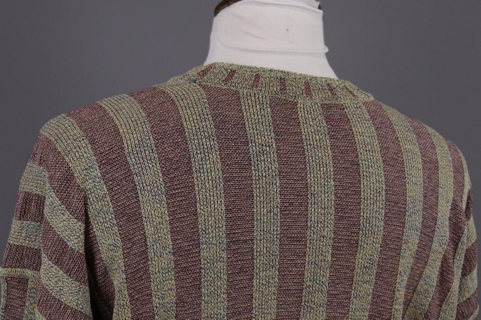 Carlo Colucci Carlo Colucci Crew Neck Multicolour Knit Sweater Size 54 Size US M / EU 48-50 / 2 - 12 Thumbnail