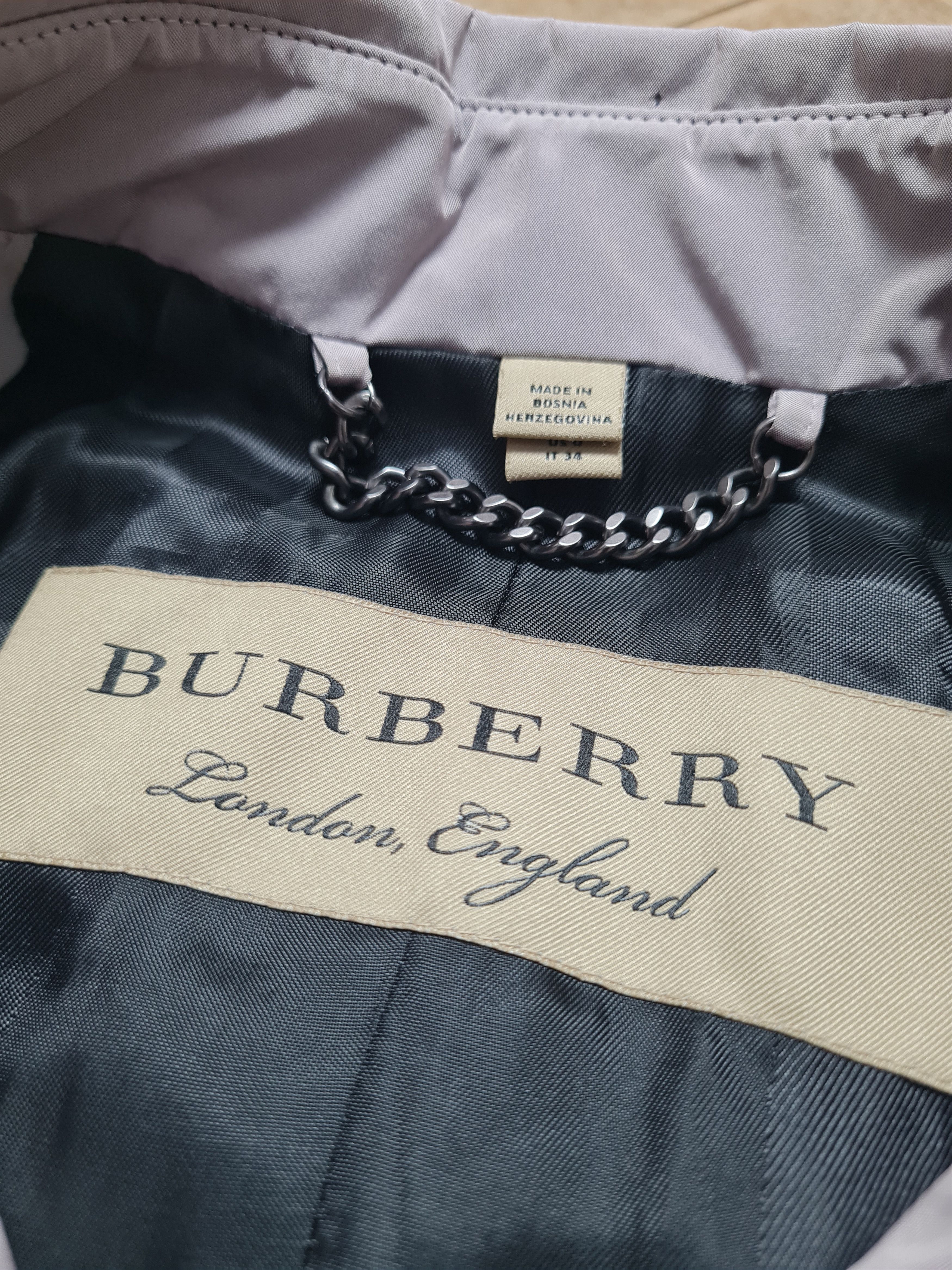 Burberry Burberry Trench Coat Size/S Cotton Blend Nova check Gray Size S / US 4 / IT 40 - 13 Thumbnail
