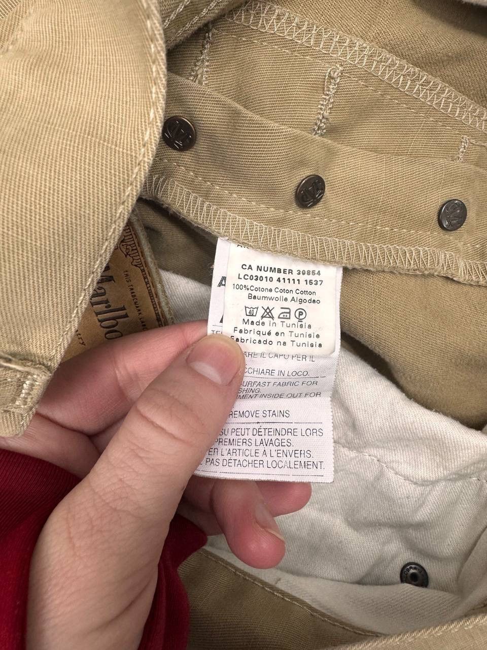 Marlboro Classics Marlboro Classics Men Pants Beige Straight Size W34 Size US 34 / EU 50 - 10 Thumbnail
