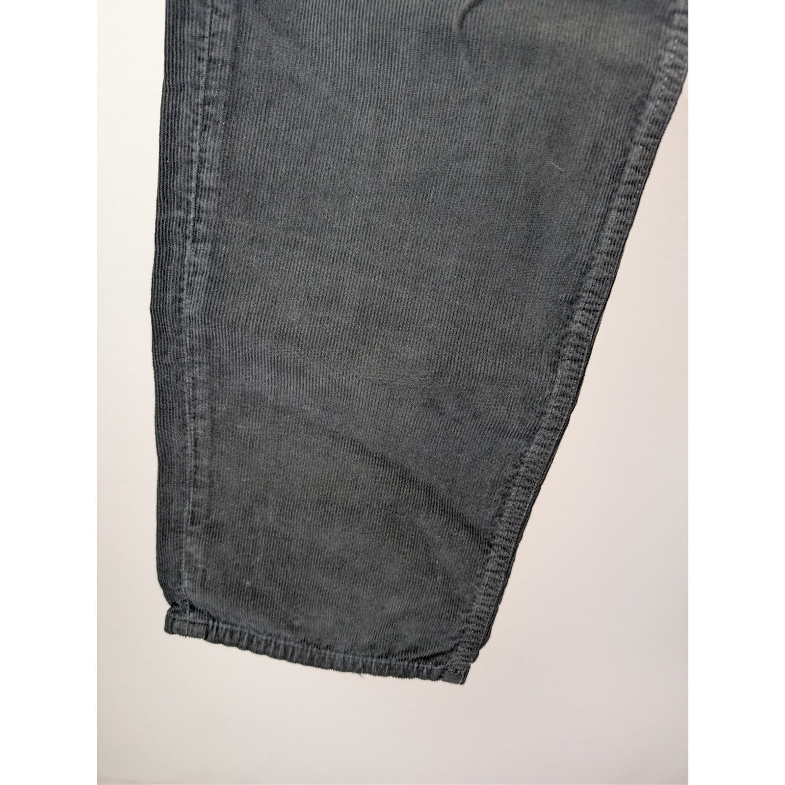 Saint Laurent Paris o1rshd1 Relaxed Straight Corduroy Denim Jeans Spring Black Size US 36 / EU 52 - 9 Thumbnail