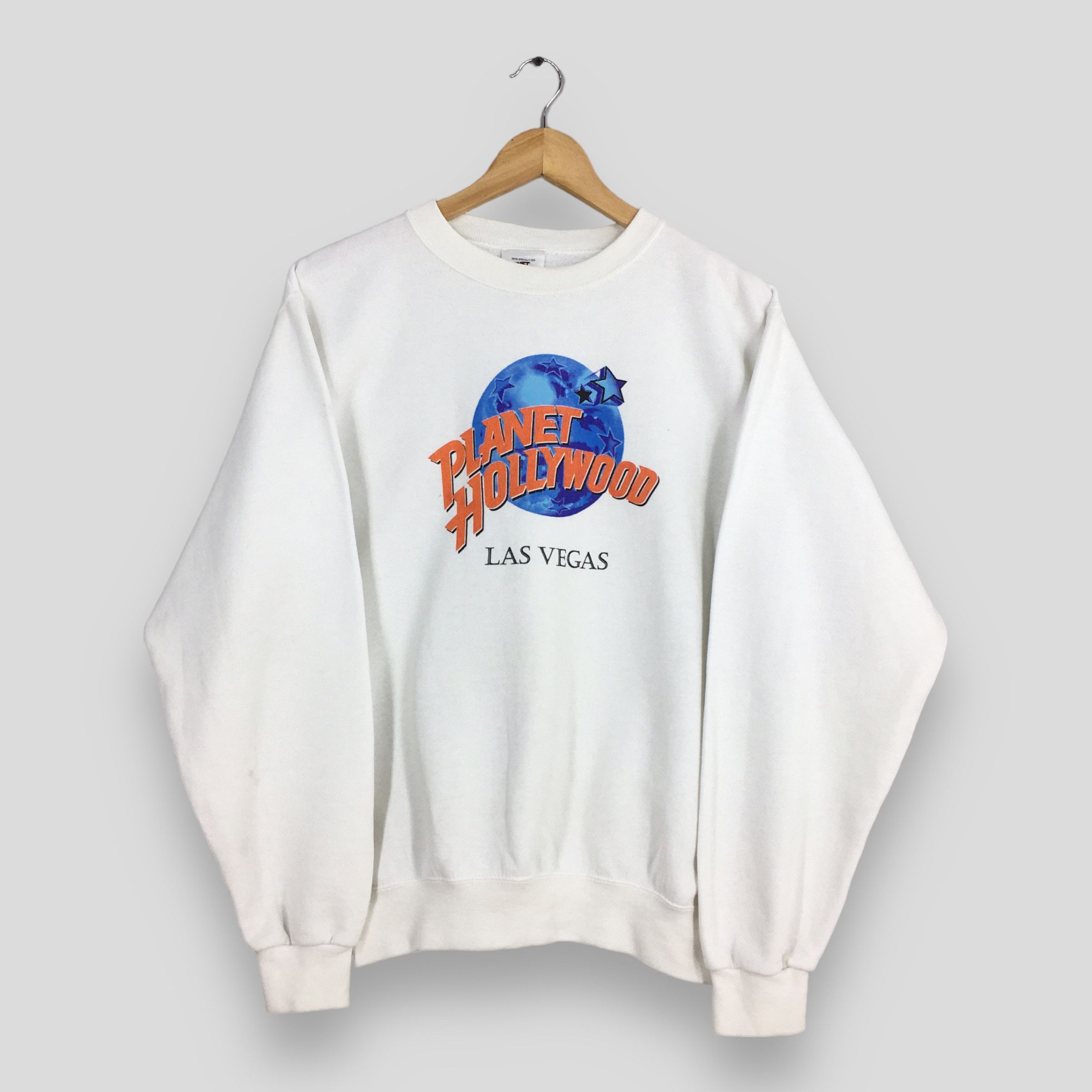 Planet Hollywood × Vintage Vintage 90's Planet Hollywood Las Vegas Sweatshirt Small Size US S / EU 44-46 / 1 - 1 Thumbnail