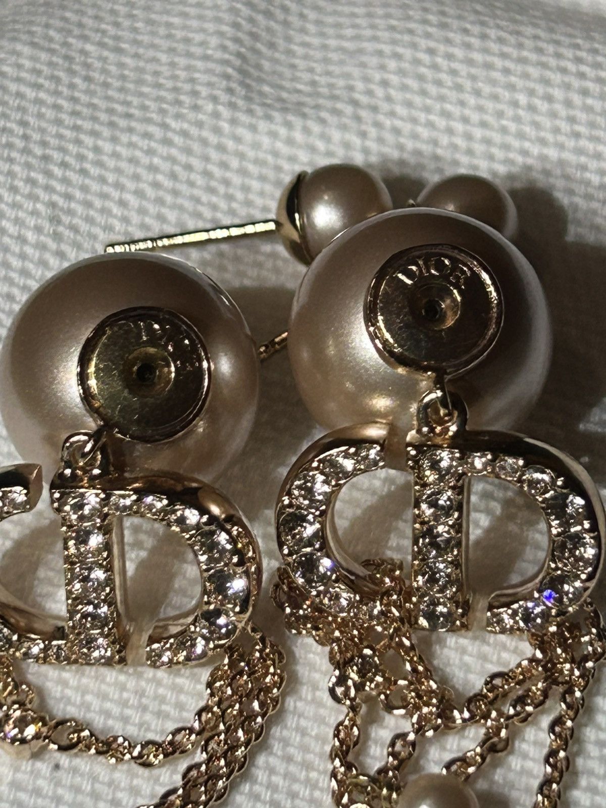 Dior DIOR TRIBALES Earrings Pink-Finish Metal With Pink Resin Size ONE SIZE - 7 Thumbnail