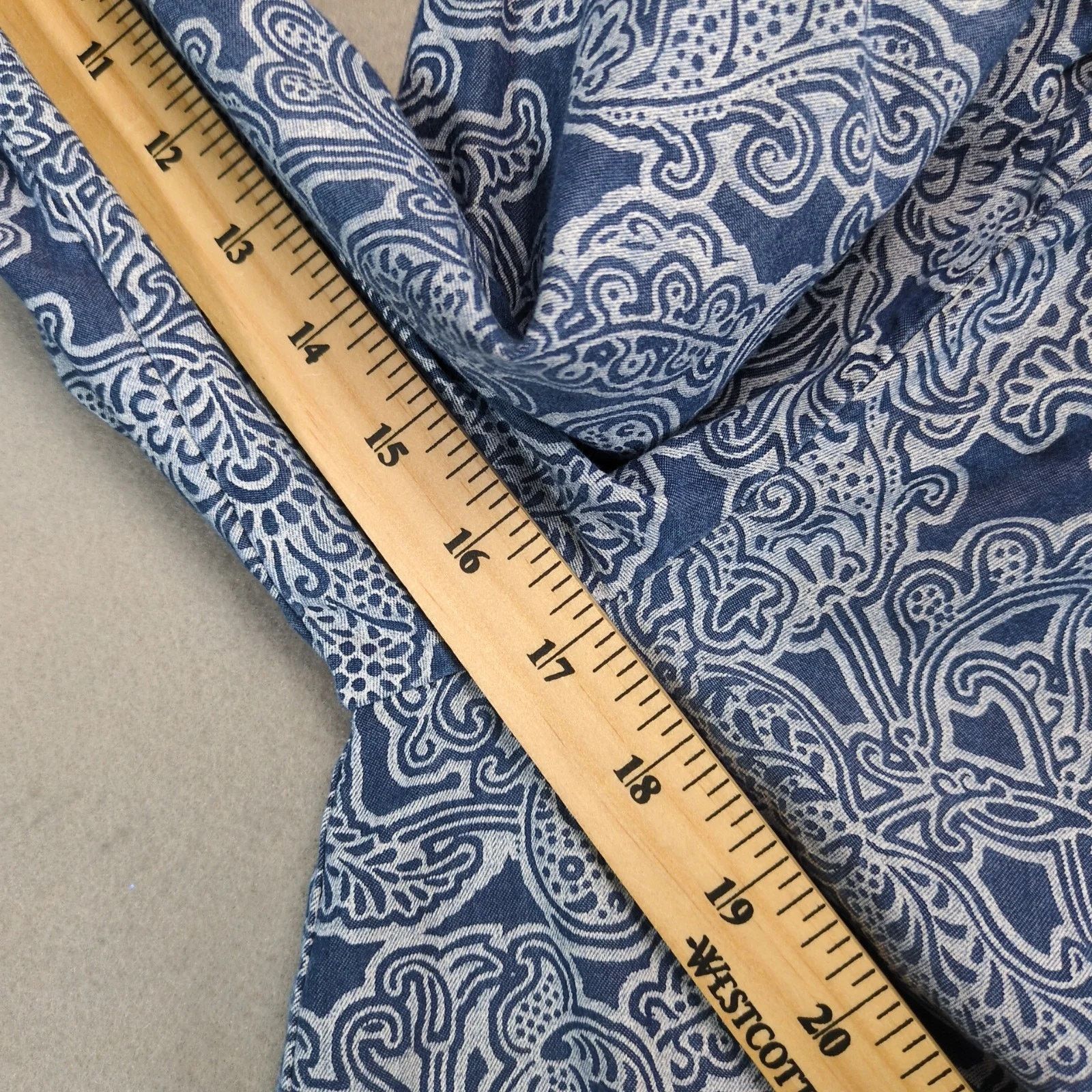 Jones New York Jones NY Blue Paisley Peasant Blouse Sz M On/Off Shoulder Size M / US 6-8 / IT 42-44 - 5 Thumbnail
