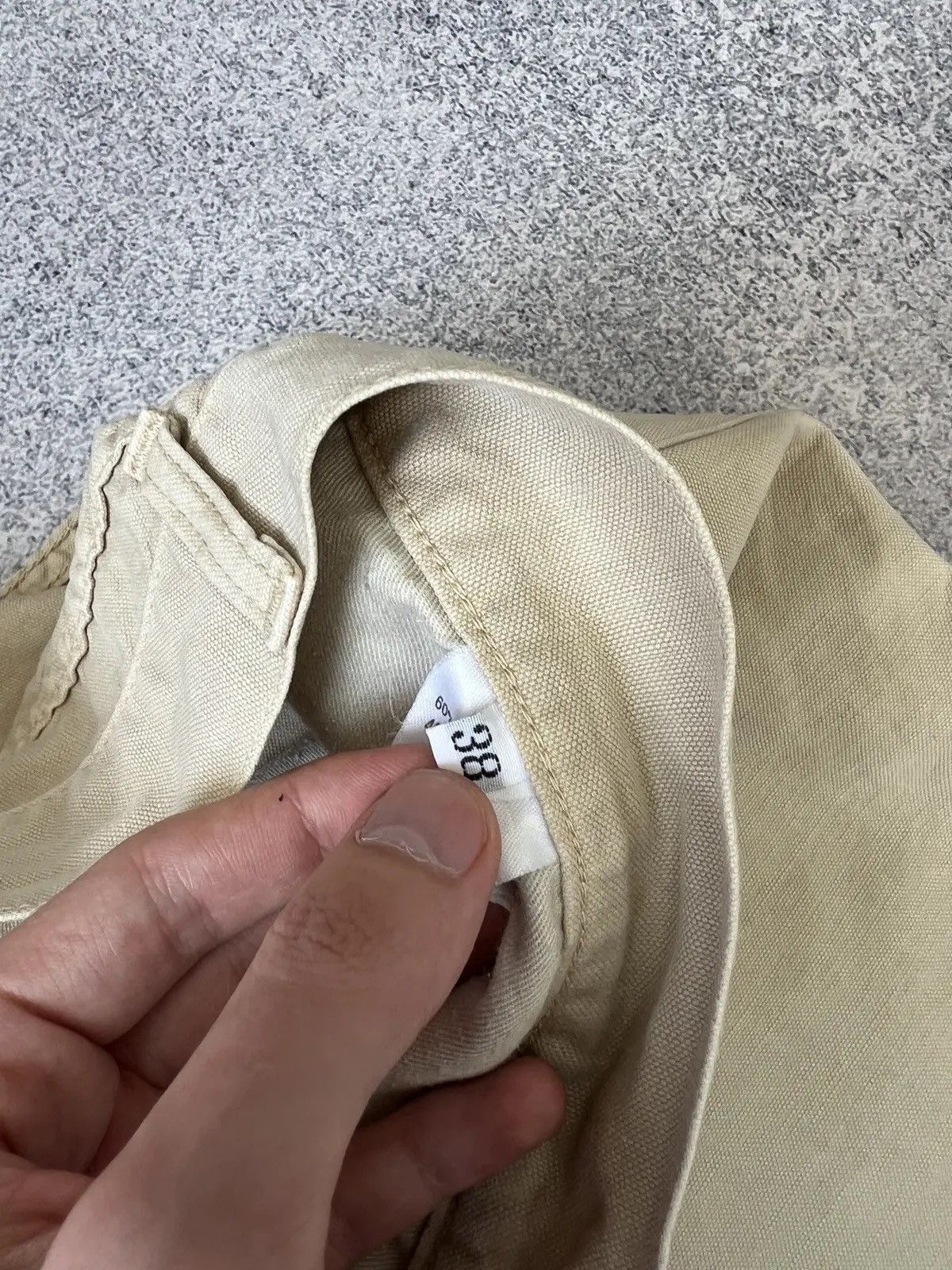Designer × Loro Piana × Vintage Vintage Men's Loro Piana Cotton Chino Pants Beige Size US 32 / EU 48 - 11 Thumbnail