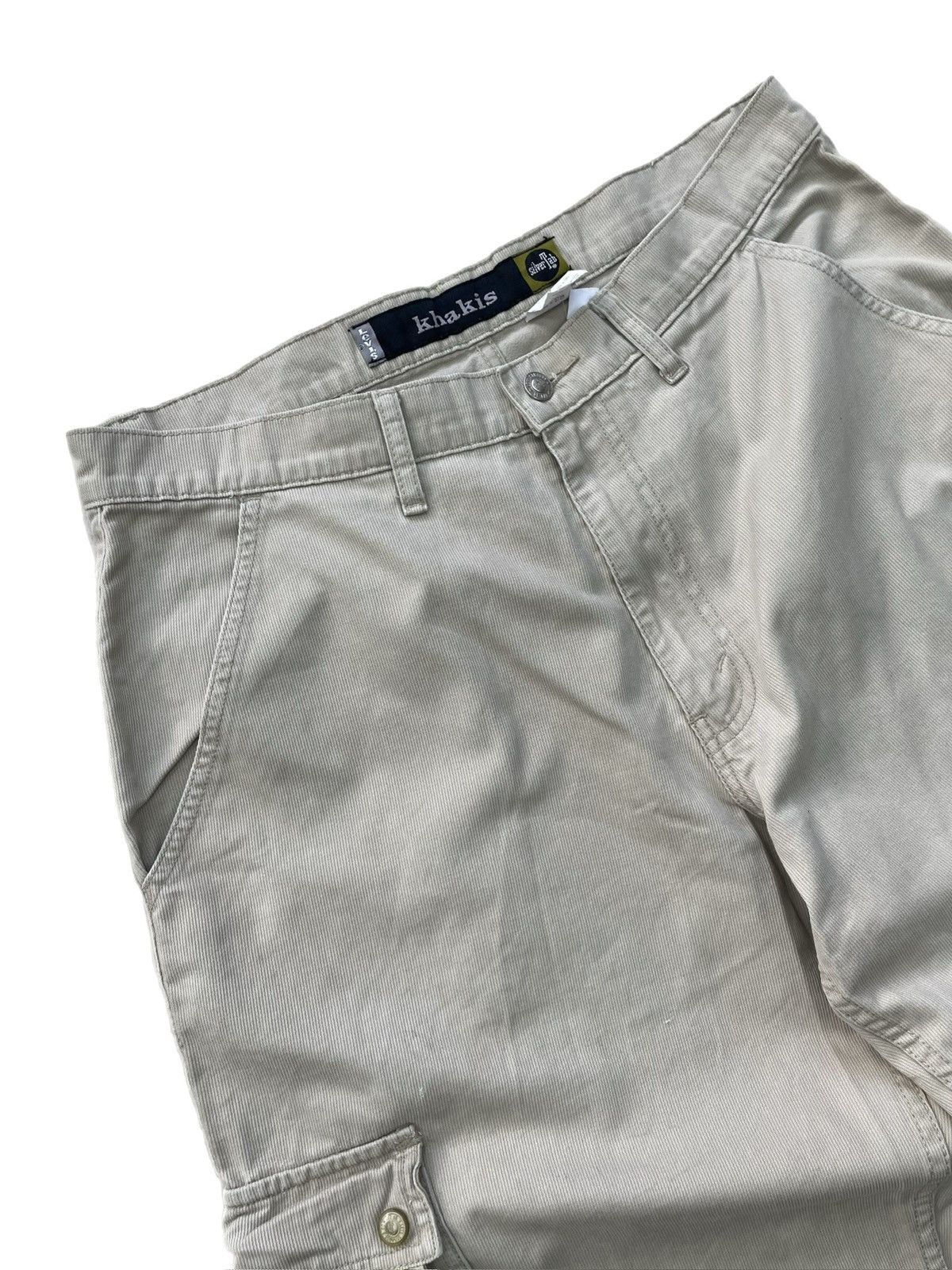Levi's Levis cargo wide shorts cargo silver tab baggy khakis y2k Size US 33 - 8 Thumbnail