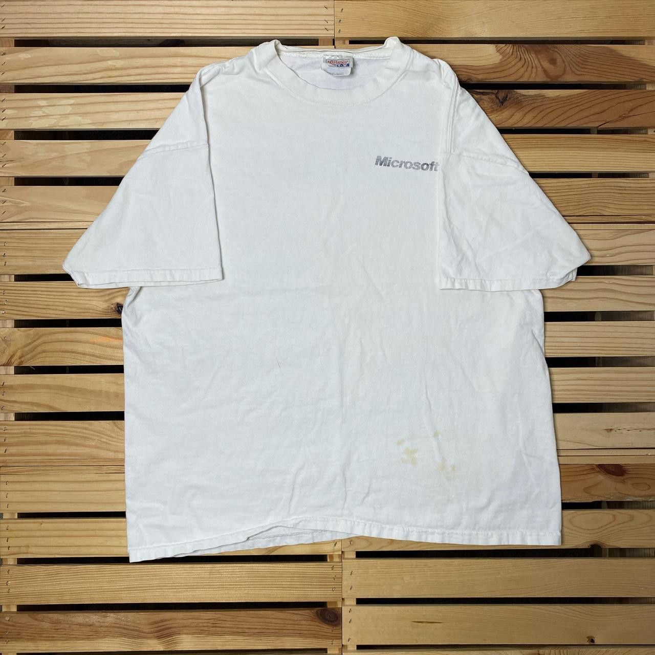 Hanes Vintage Microsoft ASP.net White Tech Tee Size XL Size US XL / EU 56 / 4 - 2 Thumbnail