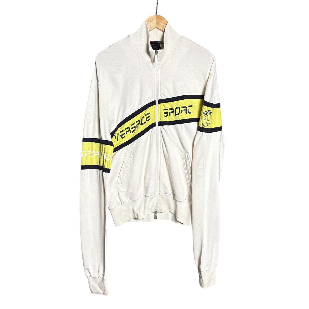 Versace Vintage Versace Sport Medusa Logo Full Zip Tracksuit Jacket Size US M / EU 48-50 / 2 - 1 Thumbnail