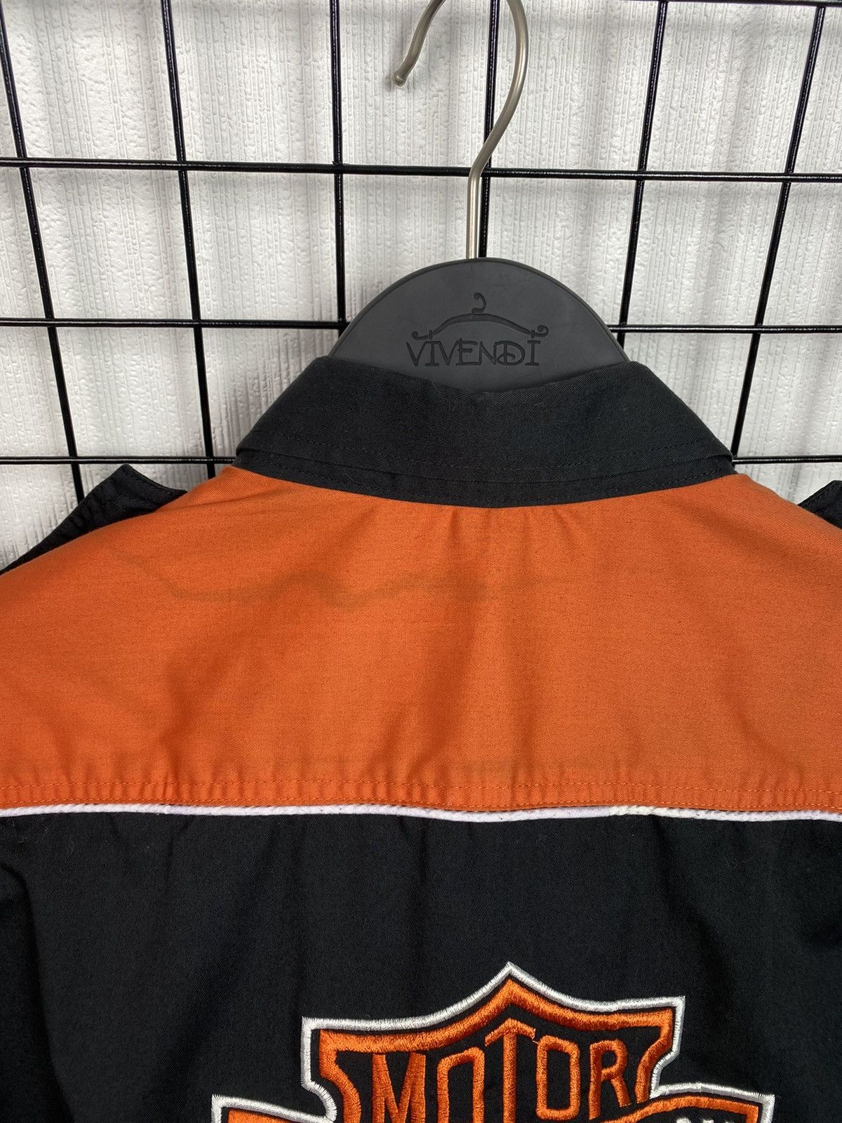 Vintage Vintage Harley Davidson Big Logo Short Sleeve Button Shirt L Size US L / EU 52-54 / 3 - 14 Thumbnail