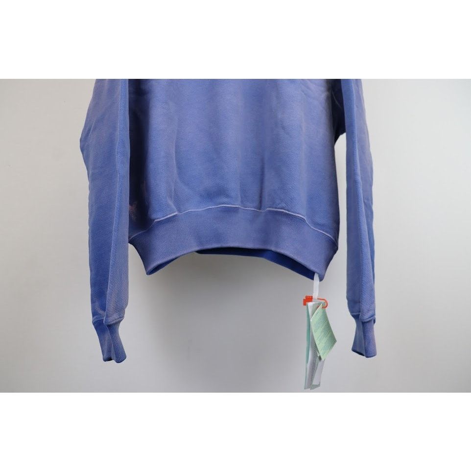 Off-White o1rshd1 Wave Off Boxy Crewneck in Purple/White Size US S / EU 44-46 / 1 - 5 Thumbnail