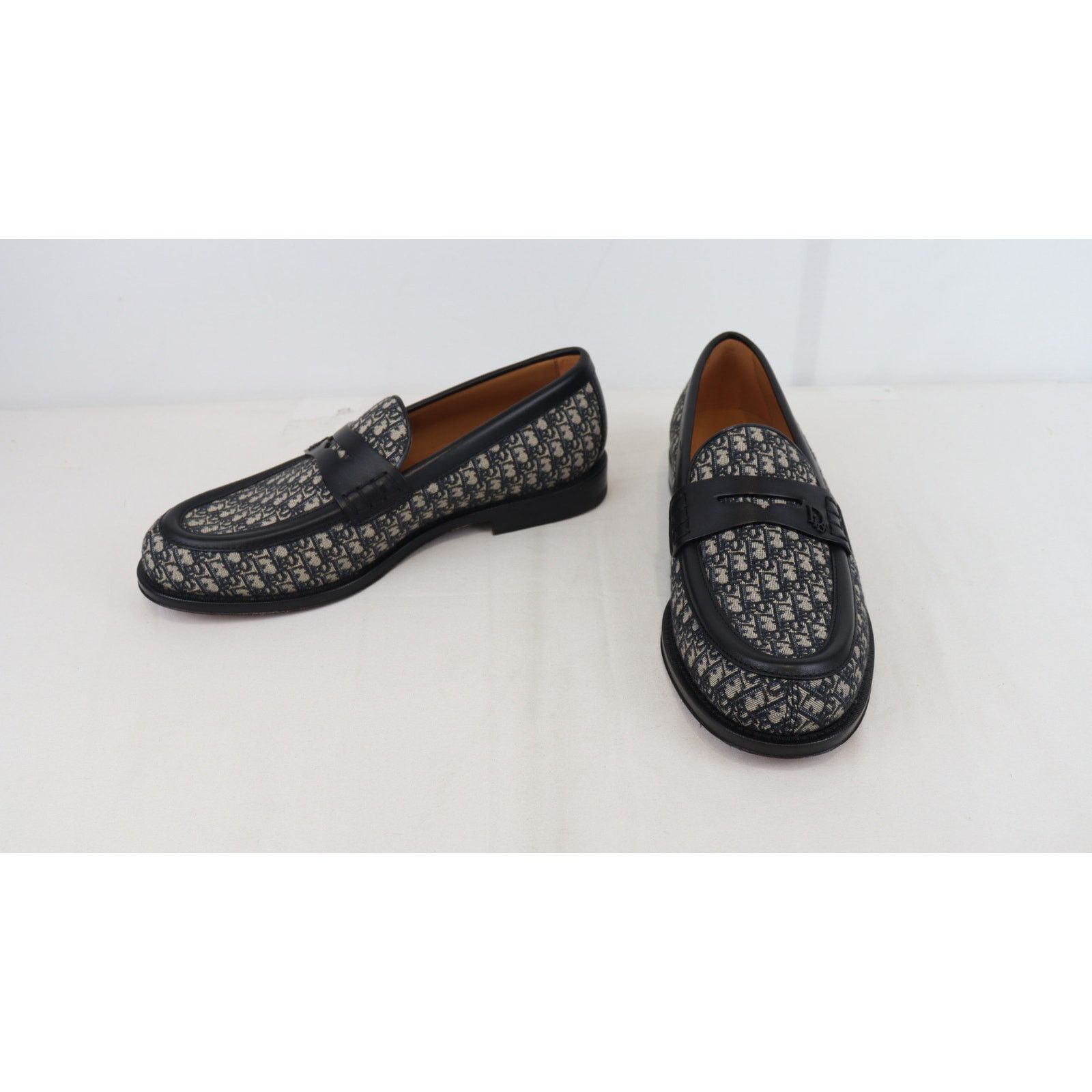 Dior o1rshd1 Q:2 / Granville Loafer Do Jacquard in Black/Beige Size US 8 / EU 41 - 7 Thumbnail