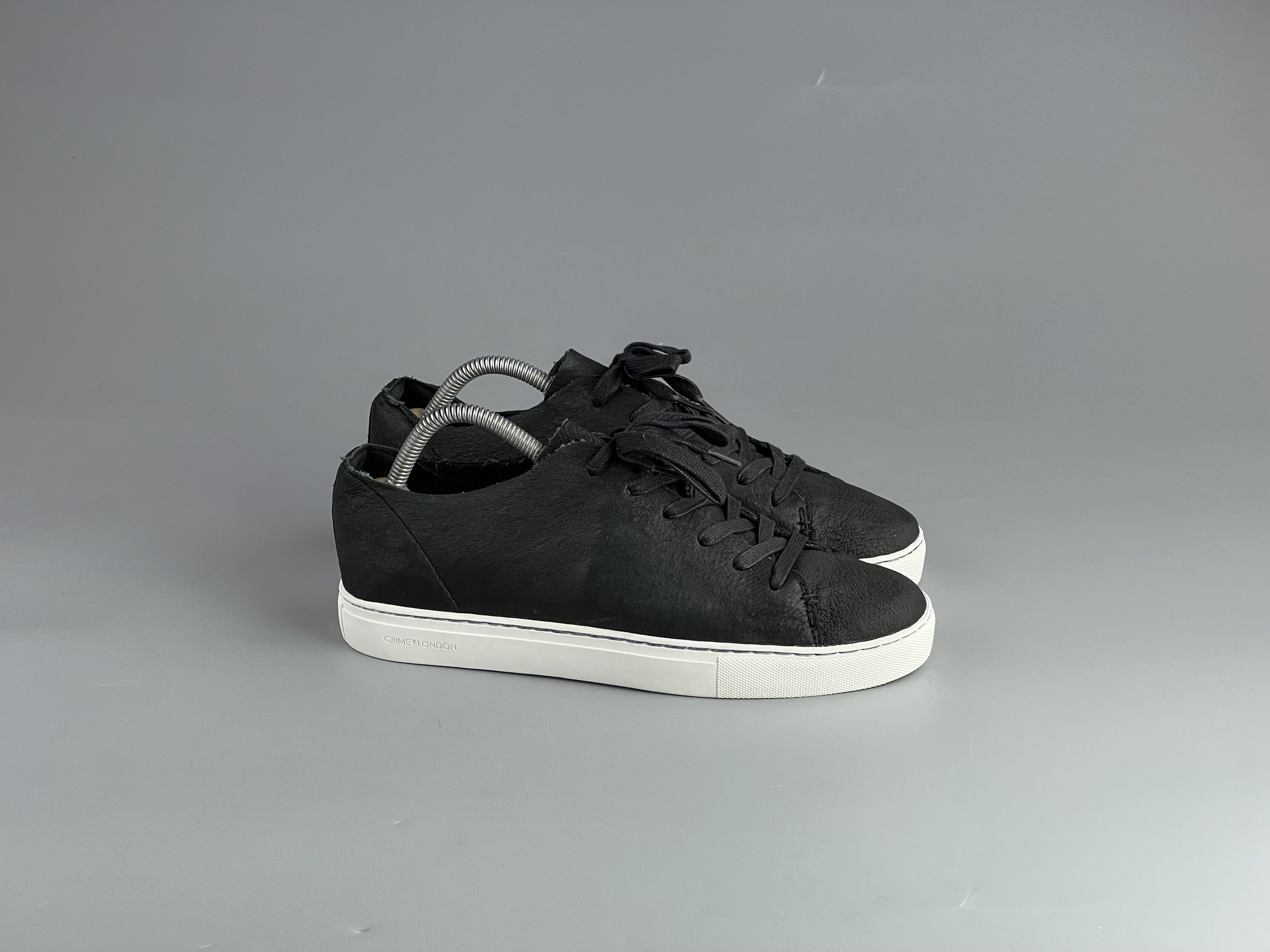 Crime London Crime London Black Leather Sneakers Size 40 Size US 9 / IT 39 - 2 Thumbnail
