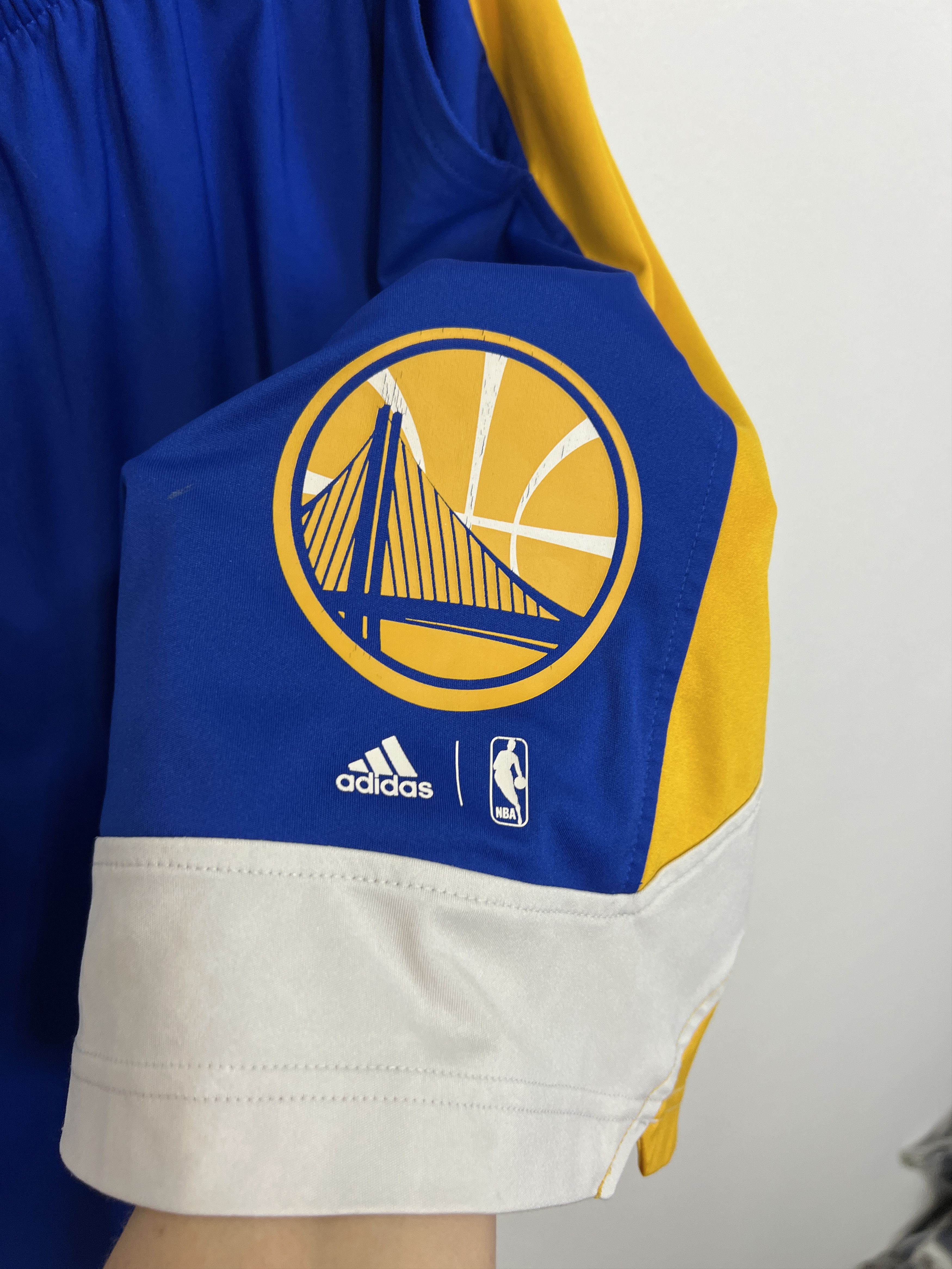 Adidas Adidas Golden State Warriors NBA Basketball Shorts Athletic Size US 38 / EU 54 - 4 Thumbnail