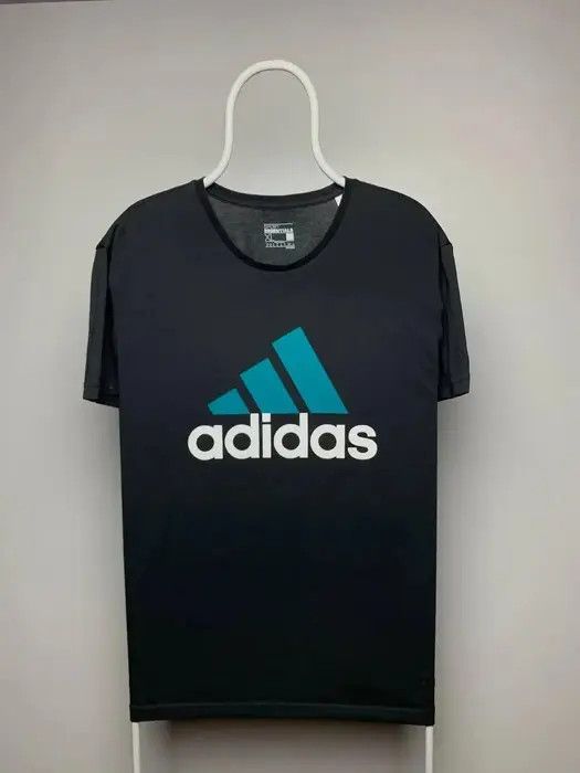 Adidas Adidas T-shirt vintage size XL sportswear black logo big Size US XL / EU 56 / 4 - 1 Thumbnail