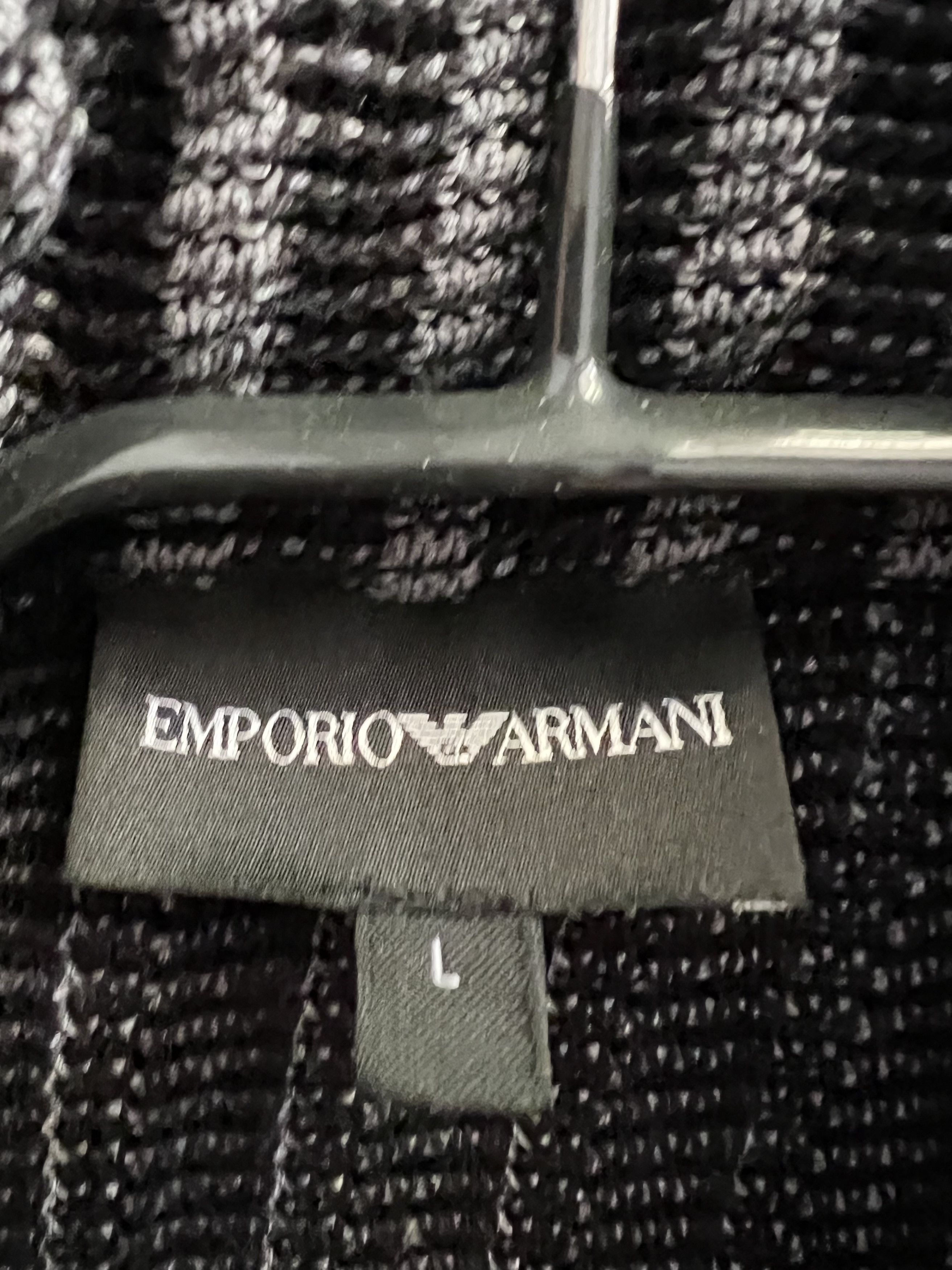 Emporio Armani stripped knit cardigan Size US L / EU 52-54 / 3 - 10 Thumbnail
