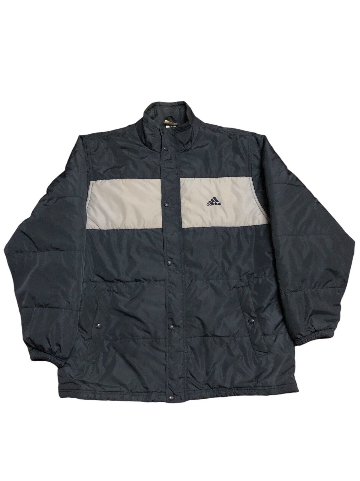 Adidas × Vintage Vintage Adidas Puffer Warm Winter Jacket Size US XL / EU 56 / 4 - 1 Thumbnail