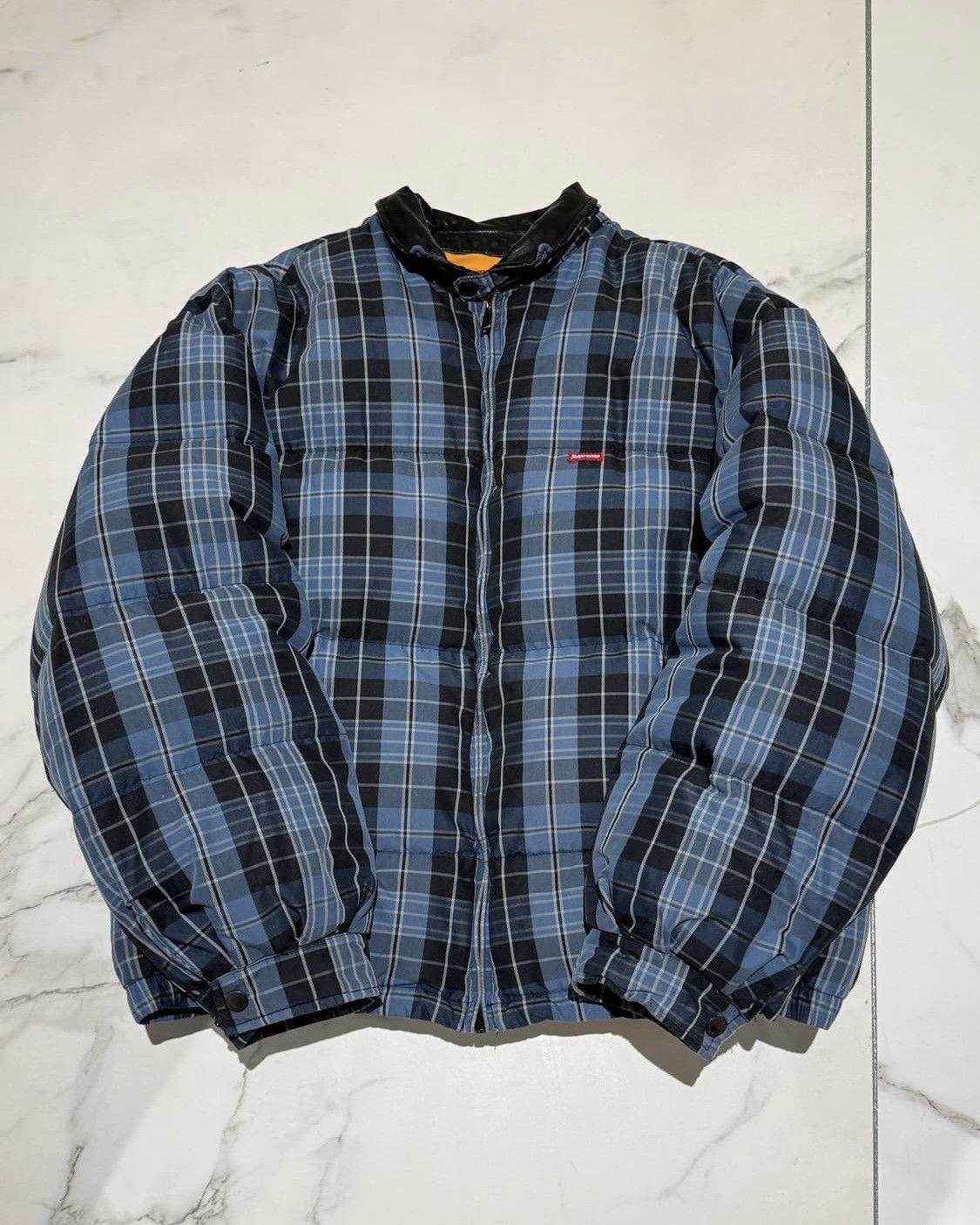 Supreme Supreme FW19 Leather Collar Puffer Jacket Size US L / EU 52-54 / 3 - 1 Thumbnail