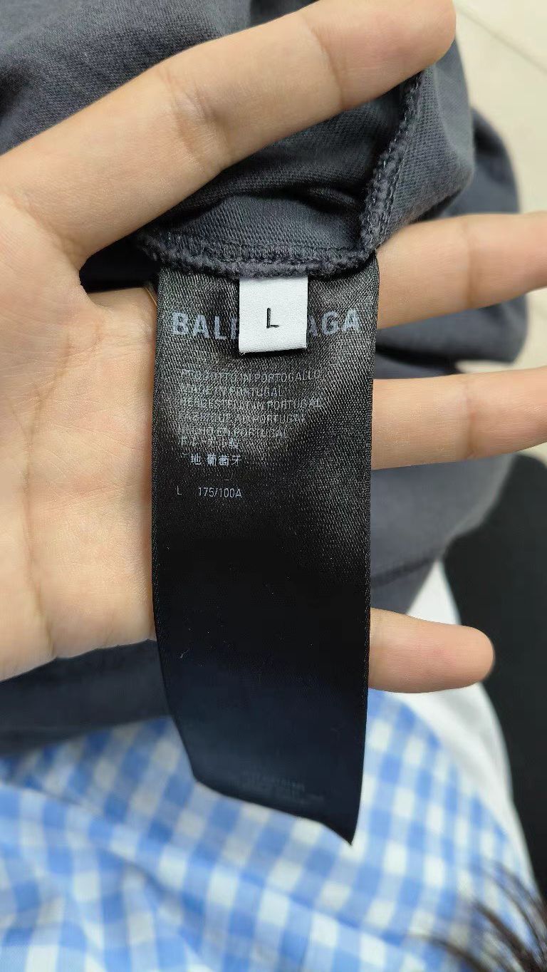 Balenciaga Balenciaga Black Cola Embroidered Short Sleeve T-shirt K2 Size US L / EU 52-54 / 3 - 5 Thumbnail