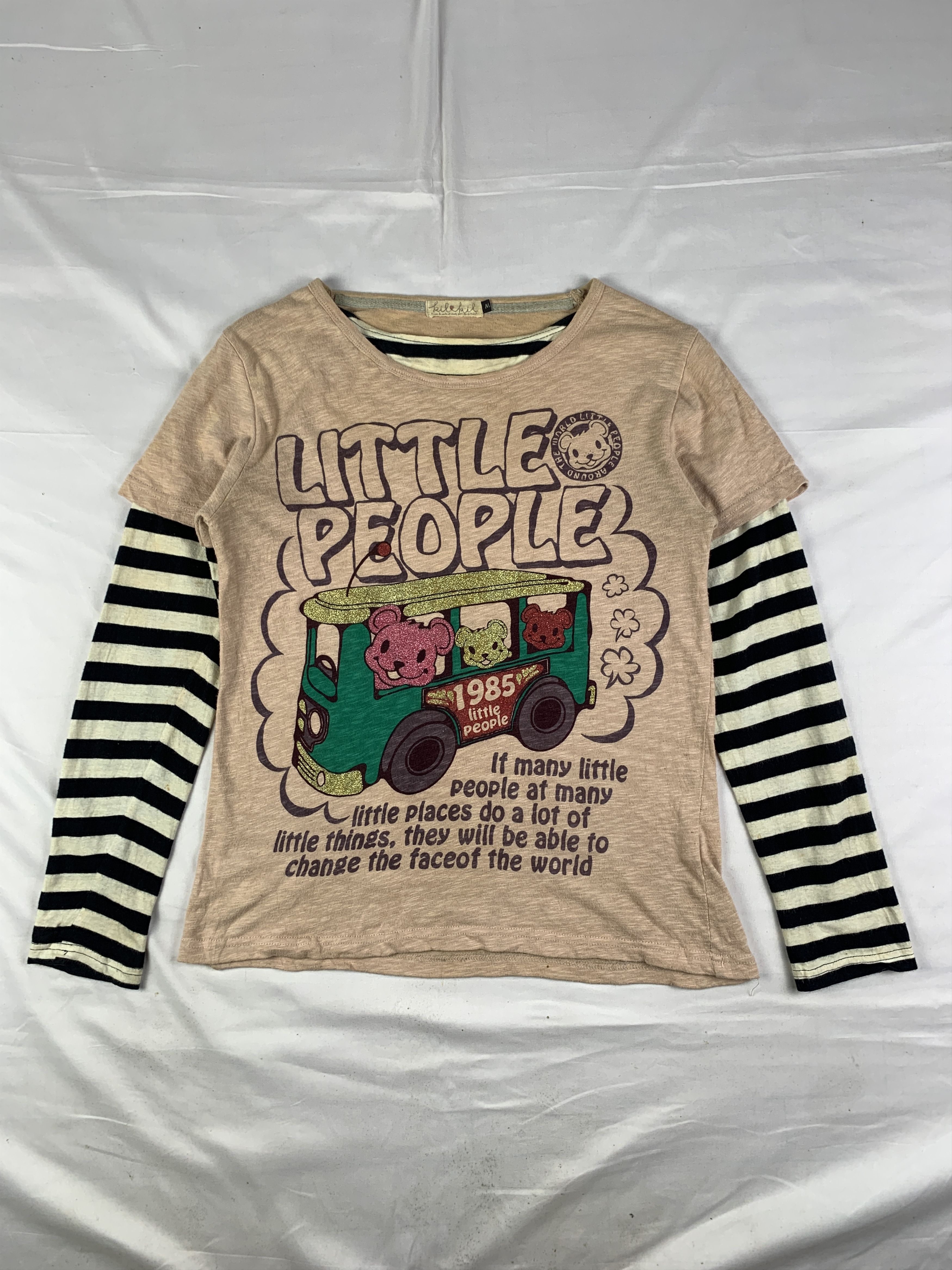 Japanese Brand y2k Little People Extra Sleeves Top (M) Size M / US 6-8 / IT 42-44 - 1 Thumbnail