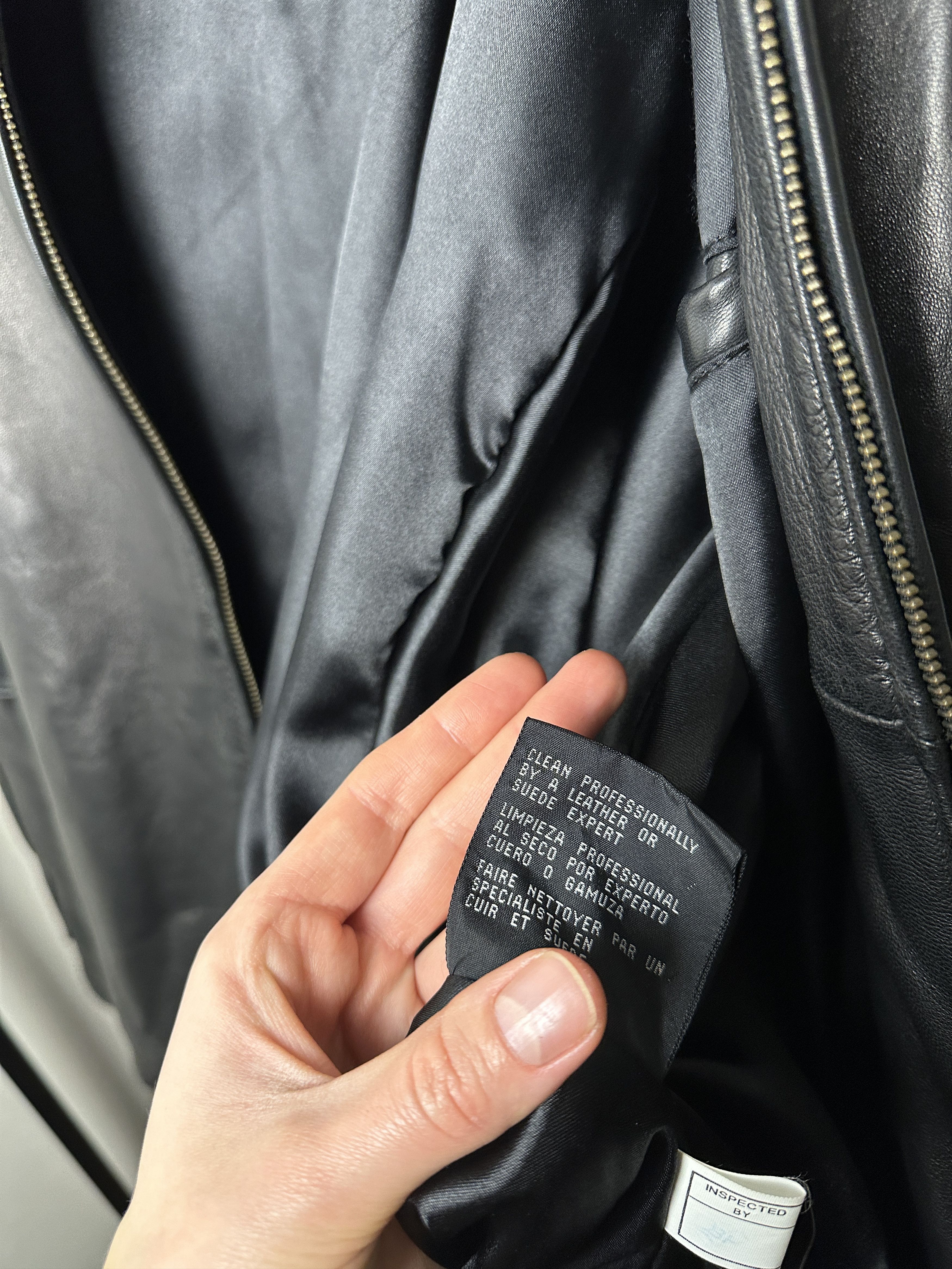 Genuine Leather 1999 Miami Super Bowl Genuine Leather Black Bomber Jacket Size US L / EU 52-54 / 3 - 13 Thumbnail