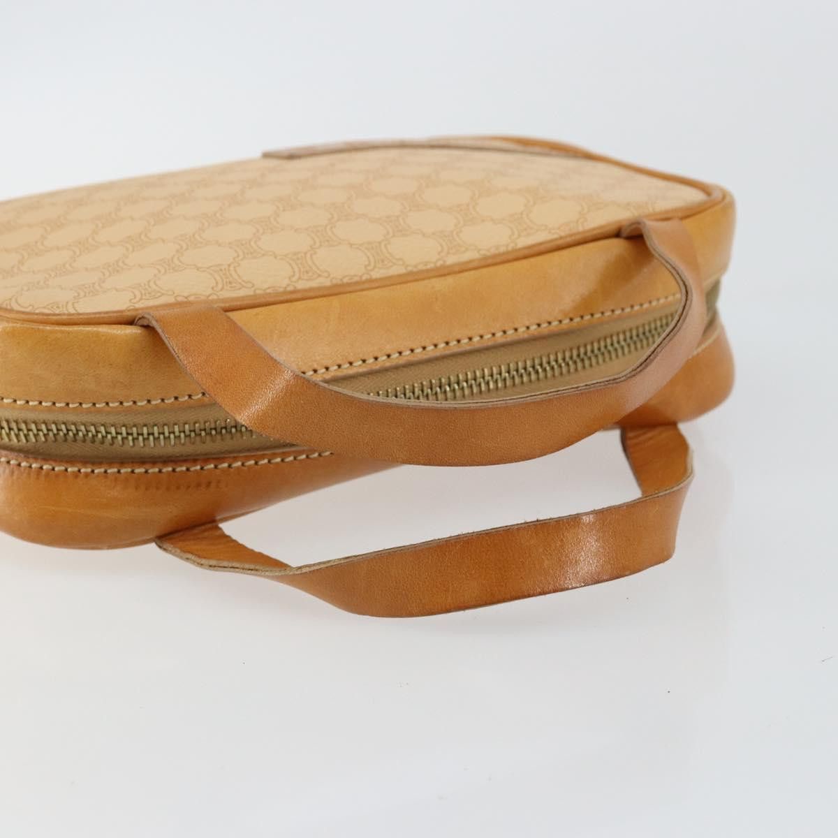 Celine CELINE Macadam Canvas Hand Bag Pvc Beige Gold Size ONE SIZE - 7 Thumbnail