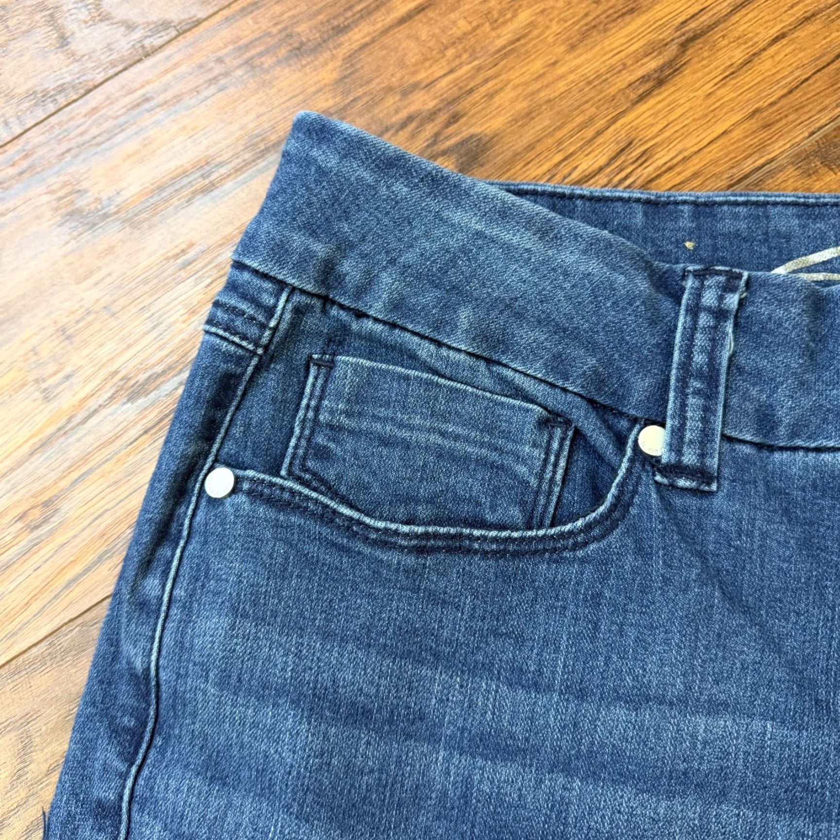 Vintage Seven7 Jeans Women 12 Boot Cut Slim Low Rise Dark Wash Stretch Denim 30x31 Blue Cotton Blend Regular Inseam 31 Jeans Womens Boots Cut Stretch Size 34" / US 12 / IT 48 - 3 Thumbnail