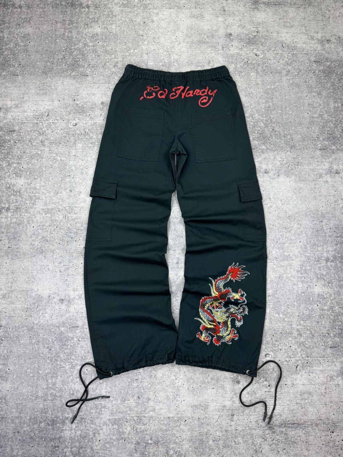 Vintage Ed Hardy x Urban Outfitters Big Logo Cargo Pants XS