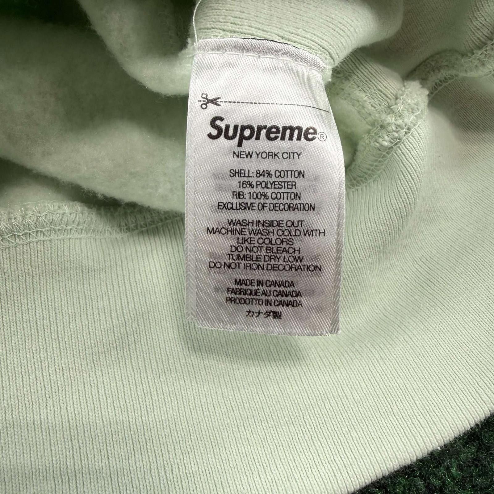 Supreme Supreme Box Logo Hooded Sweatshirt Light Green FW23 Size US L / EU 52-54 / 3 - 11 Thumbnail
