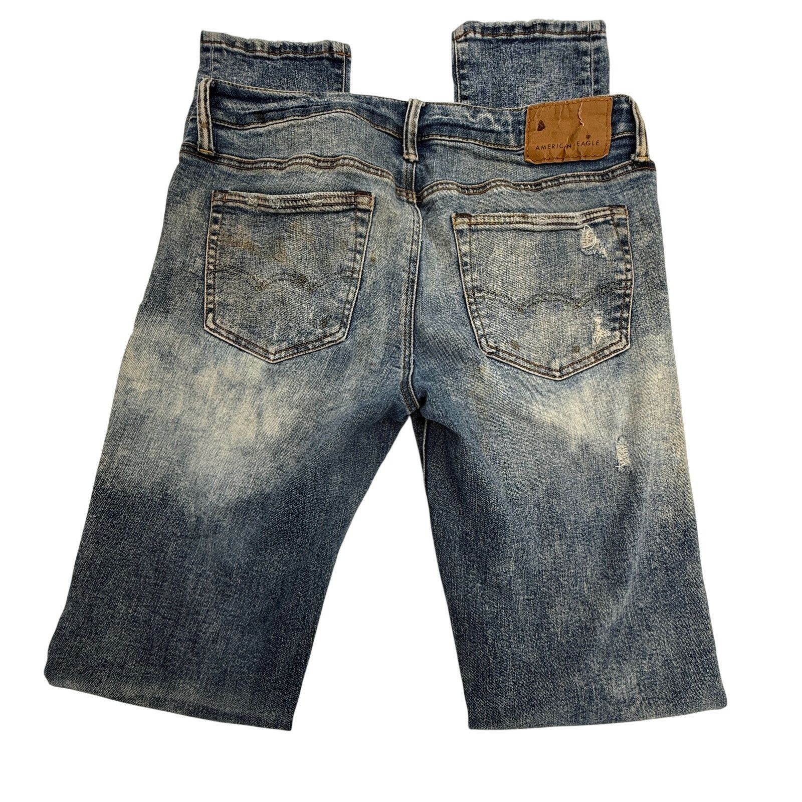 American Eagle Outfitters American Eagle Next Level Flex Skinny Distressed Jeans Size 32" / US 10 / IT 46 - 5 Thumbnail