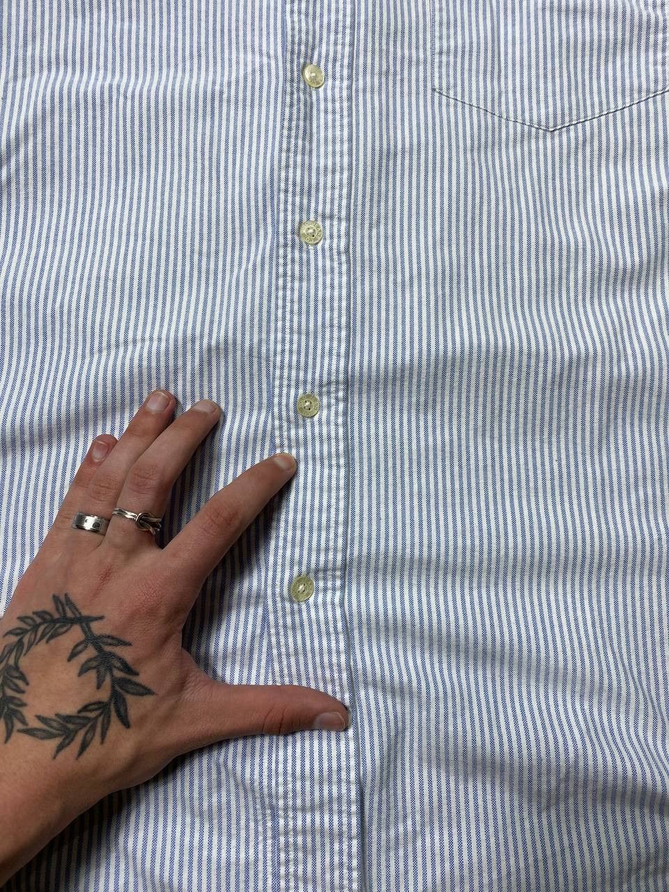 Polo Ralph Lauren × Ralph Lauren × Vintage Polo Ralph Lauren Vintage Mens Long Sleeve Striped Shirt Size US M / EU 48-50 / 2 - 6 Thumbnail