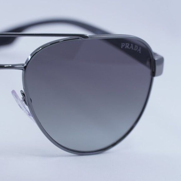 Prada 🕶️ New Prada Sport PS54TS 5AV3M1 Sunglasses - Gunmetal Size ONE SIZE - 6 Thumbnail