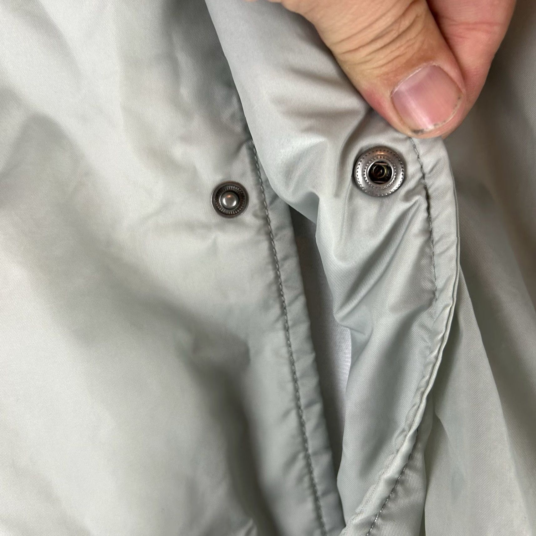 Vans VANS Off the Wall Jacket Mens Medium Gray Snap Button Long Sleeve with Pockets Size US M / EU 48-50 / 2 - 6 Thumbnail