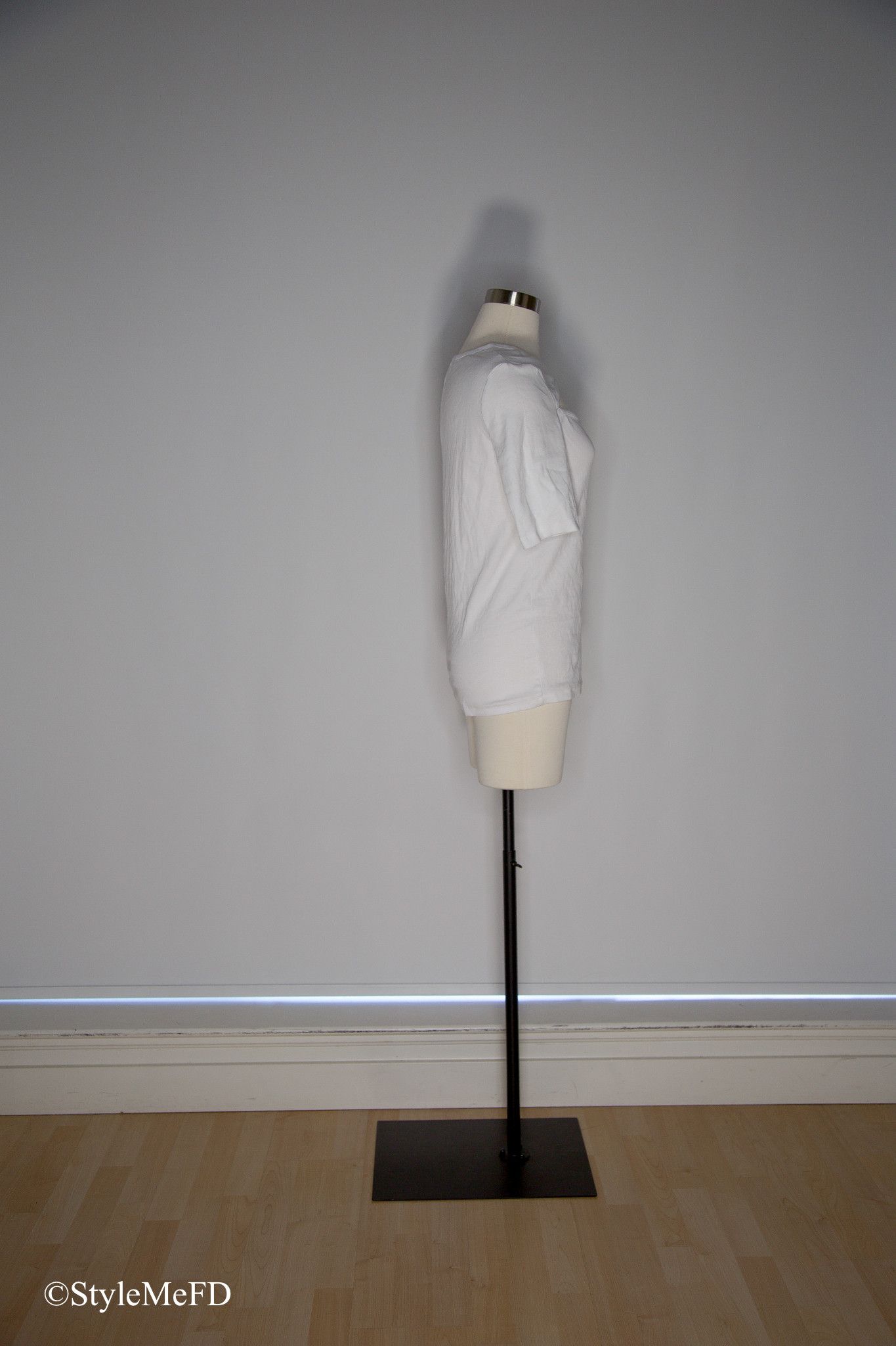 REMAIN Birger Christensen REMAIN Birger Christensen White Cut-Out Short Sleeve T-Shirt Size XL / US 12-14 / IT 48-50 - 4 Thumbnail