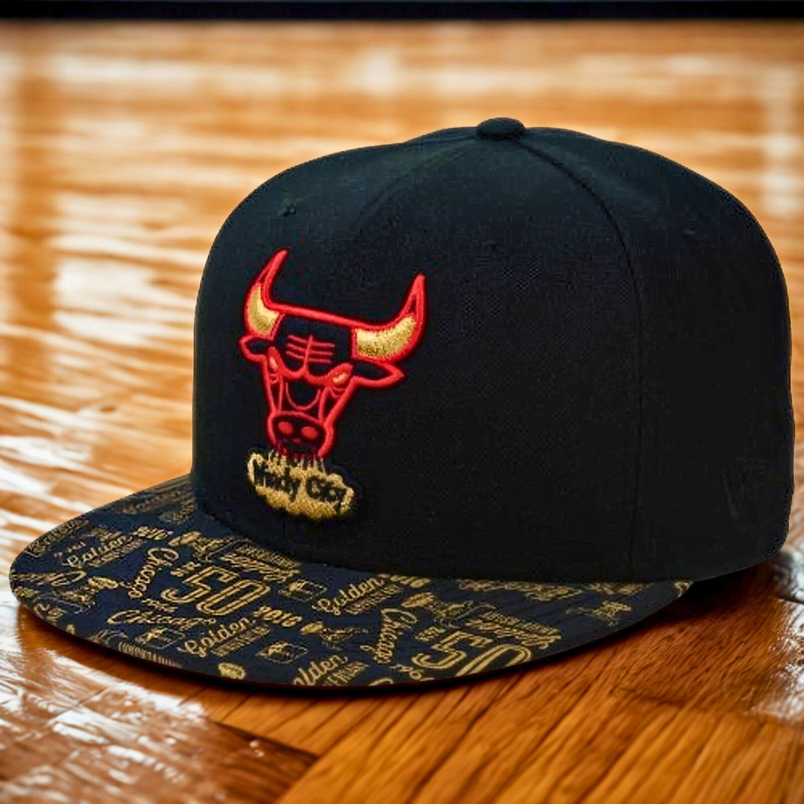 New Era Chicago Bulls New Era 50th Anniversary L/E 9FIFTY Snapback Size ONE SIZE - 1 Thumbnail