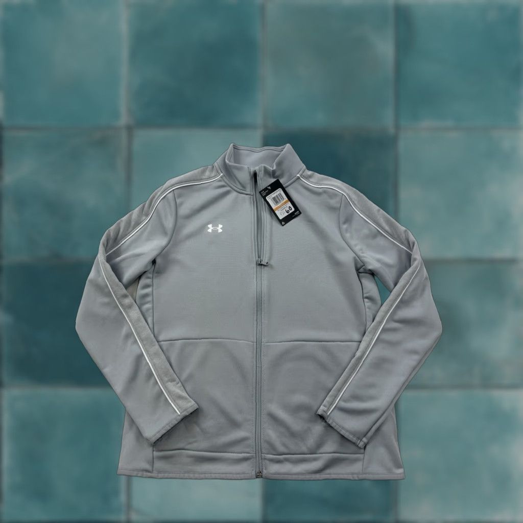 Under Armour Under Armour Jacket Womens Small Gray Command Full Zip Track Jacket Women S Gray Short Description: N/A Size S / US 4 / IT 40 - 1 Thumbnail