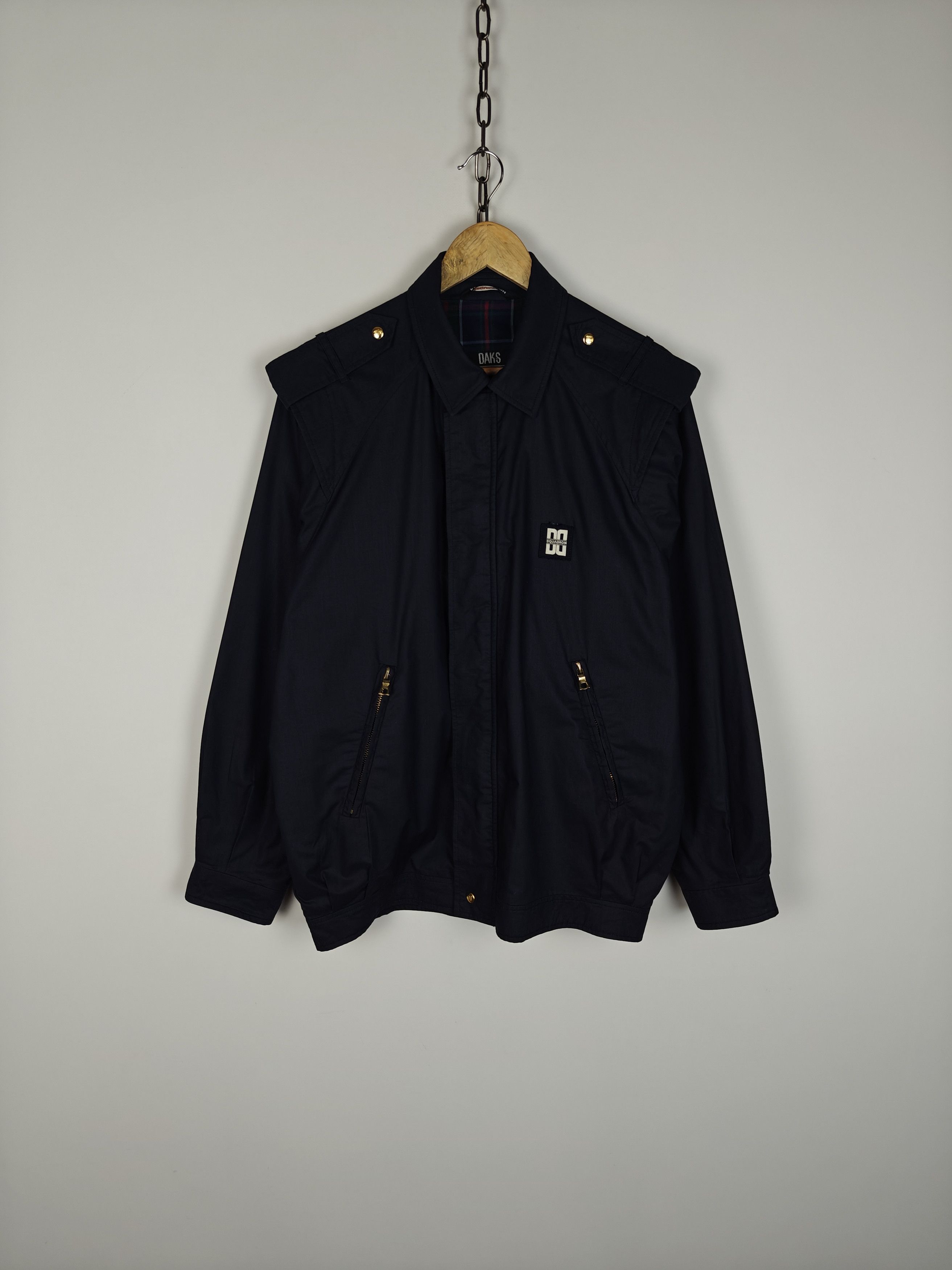 DAKS DAKS Squadron VTG Jacket Zip England Blue XL Size US XL / EU 56 / 4 - 1 Thumbnail