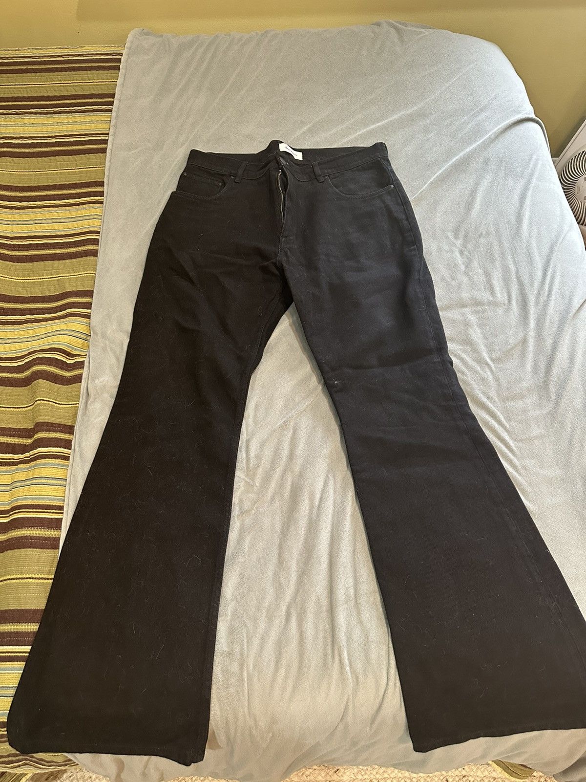Ernest W. Baker Ernest W. Baker XL Black Flared Jeans Size US 42 / EU 58 - 1 Thumbnail
