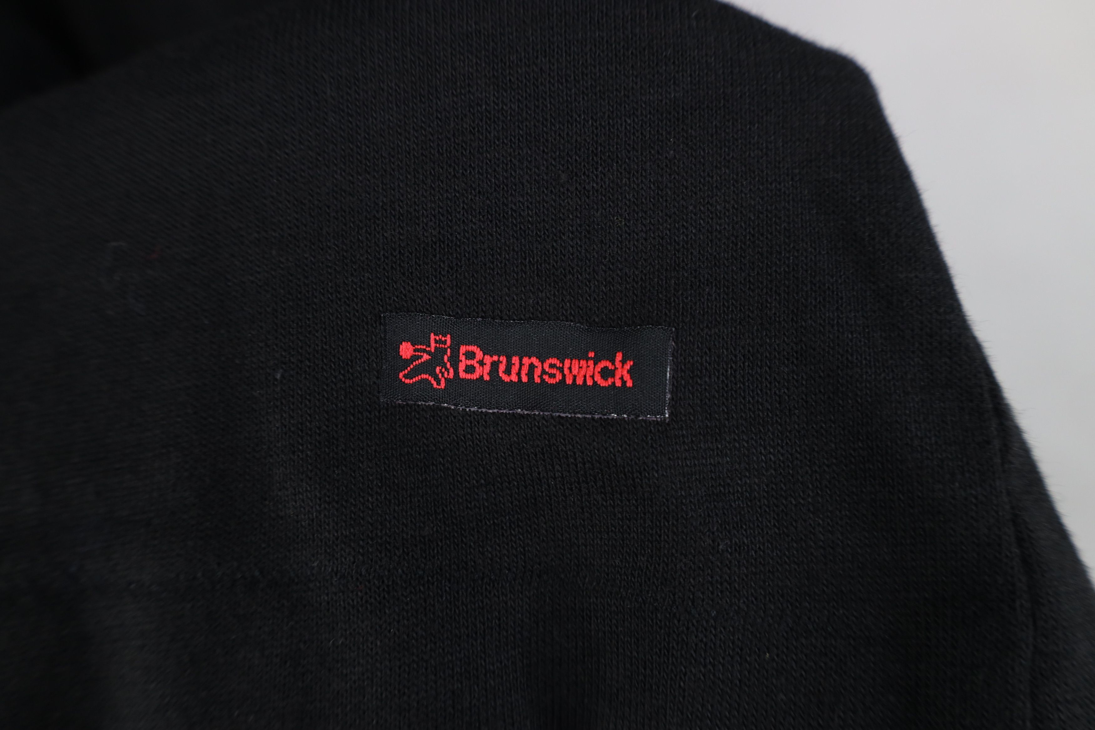 Vintage Vintage 80s 90s Brunswick Bowling Knit T-Shirt Black USA Size US M / EU 48-50 / 2 - 5 Thumbnail