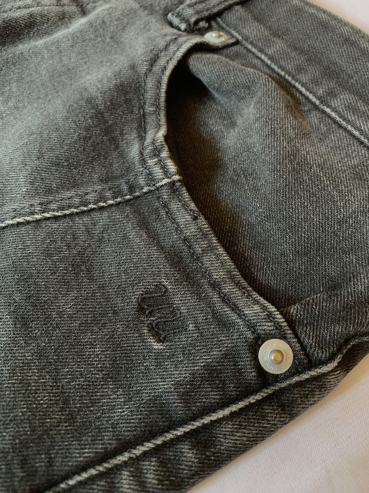 Hysteric Glamour × Undercover UU UNDERCOVER JEANS BLACK CARGO ZIPPER POCKET Size US 34 / EU 50 - 3 Thumbnail