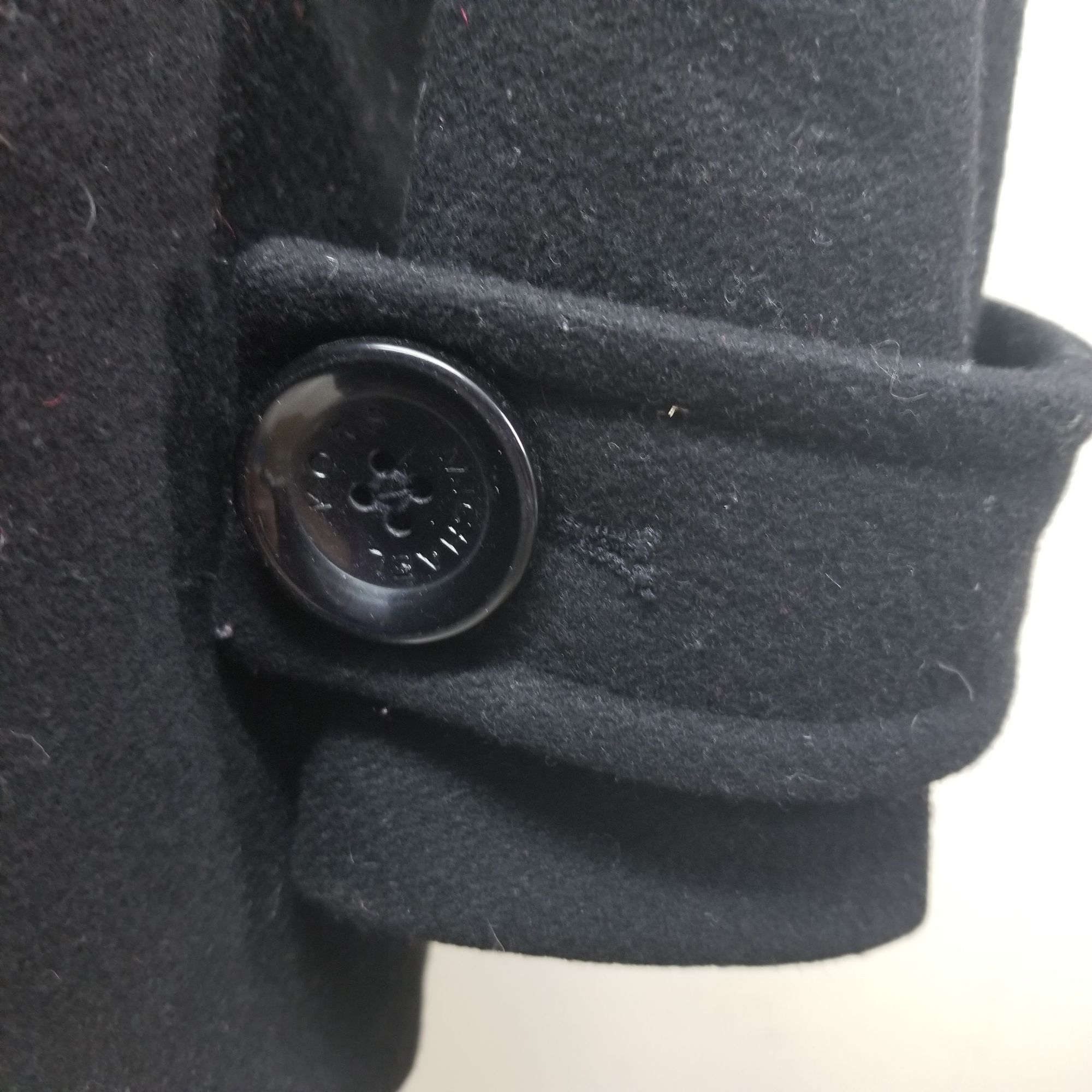 Michael Kors Michael Kors 10 Black Pea Coat Wool Blend Toggle Closure Hoo Size L / US 10 / IT 46 - 5 Thumbnail