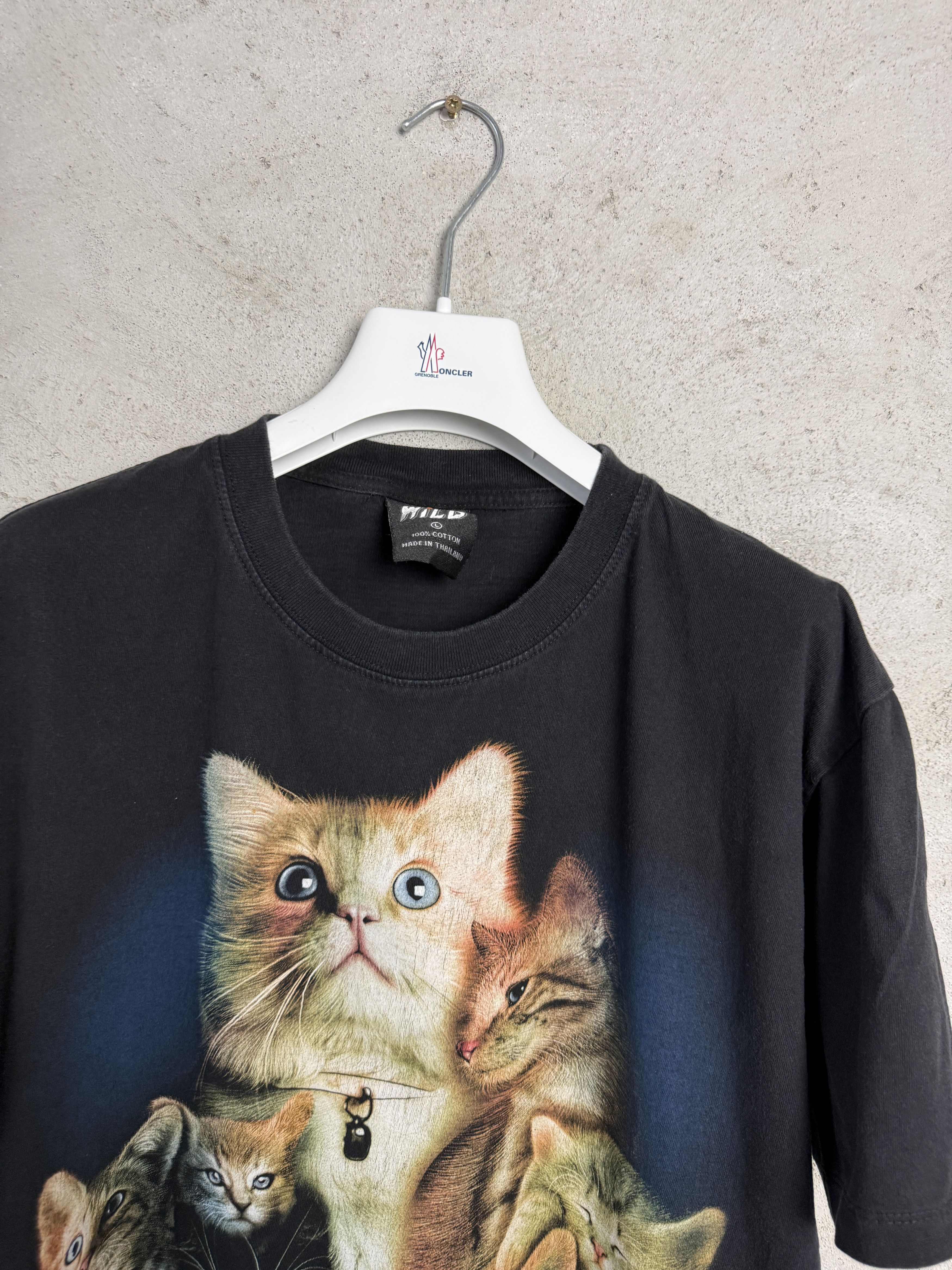 Vintage Vintage cats printed t-shirt tee opium avant garde y2k 00s Size US L / EU 52-54 / 3 - 2 Thumbnail